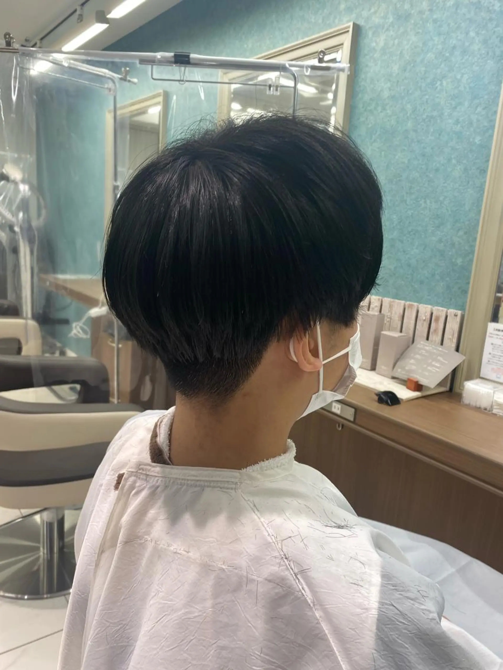 ショート 長妻莉央/縮毛矯正 髪質改善カラーのヘアスタイル