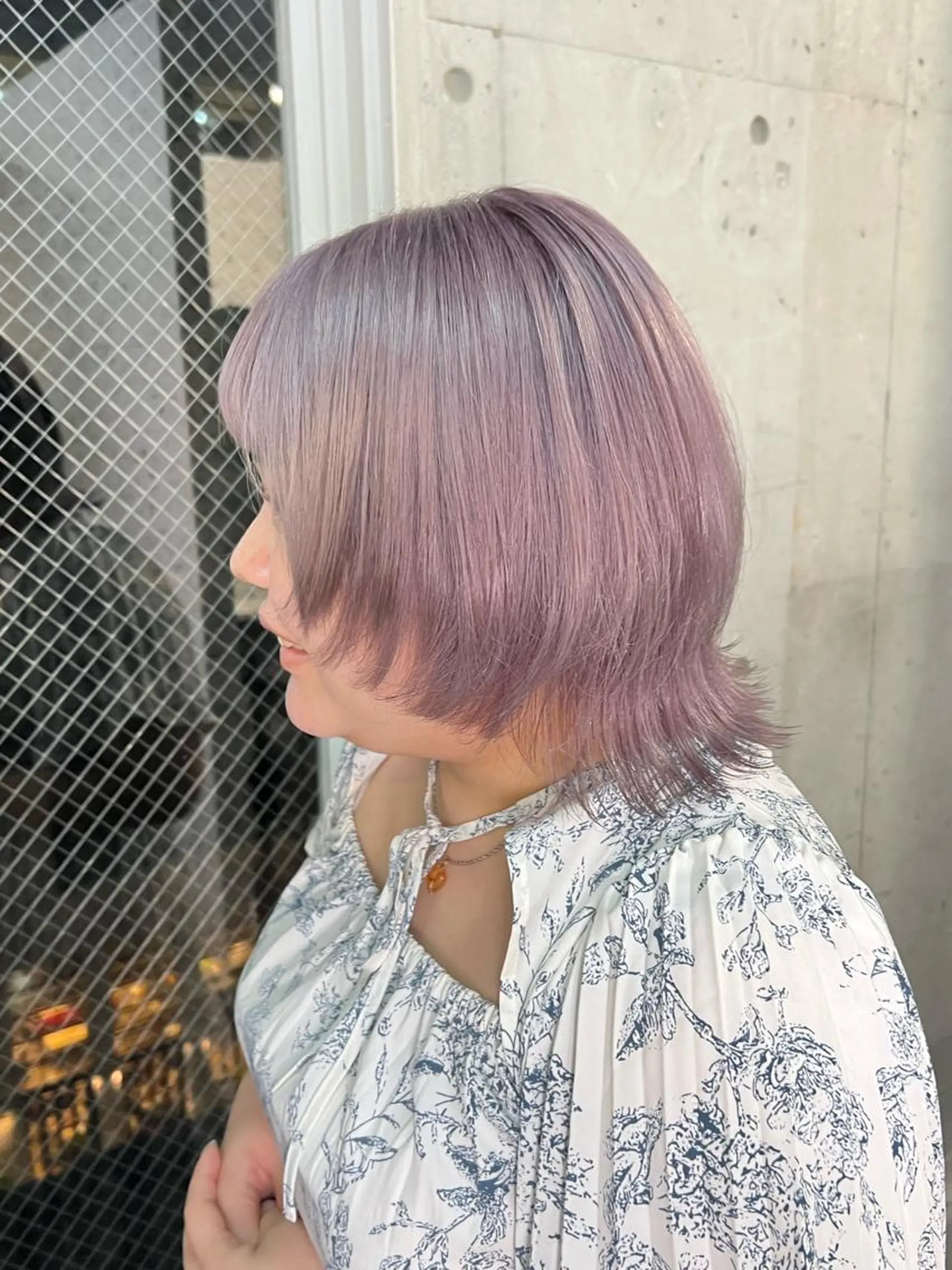 ミディアム カラー ブリーチ ラベンダーカラー シルバー ヘアカラー Ayaka🩰🎀 ガーリー/暖色♡のヘアスタイル