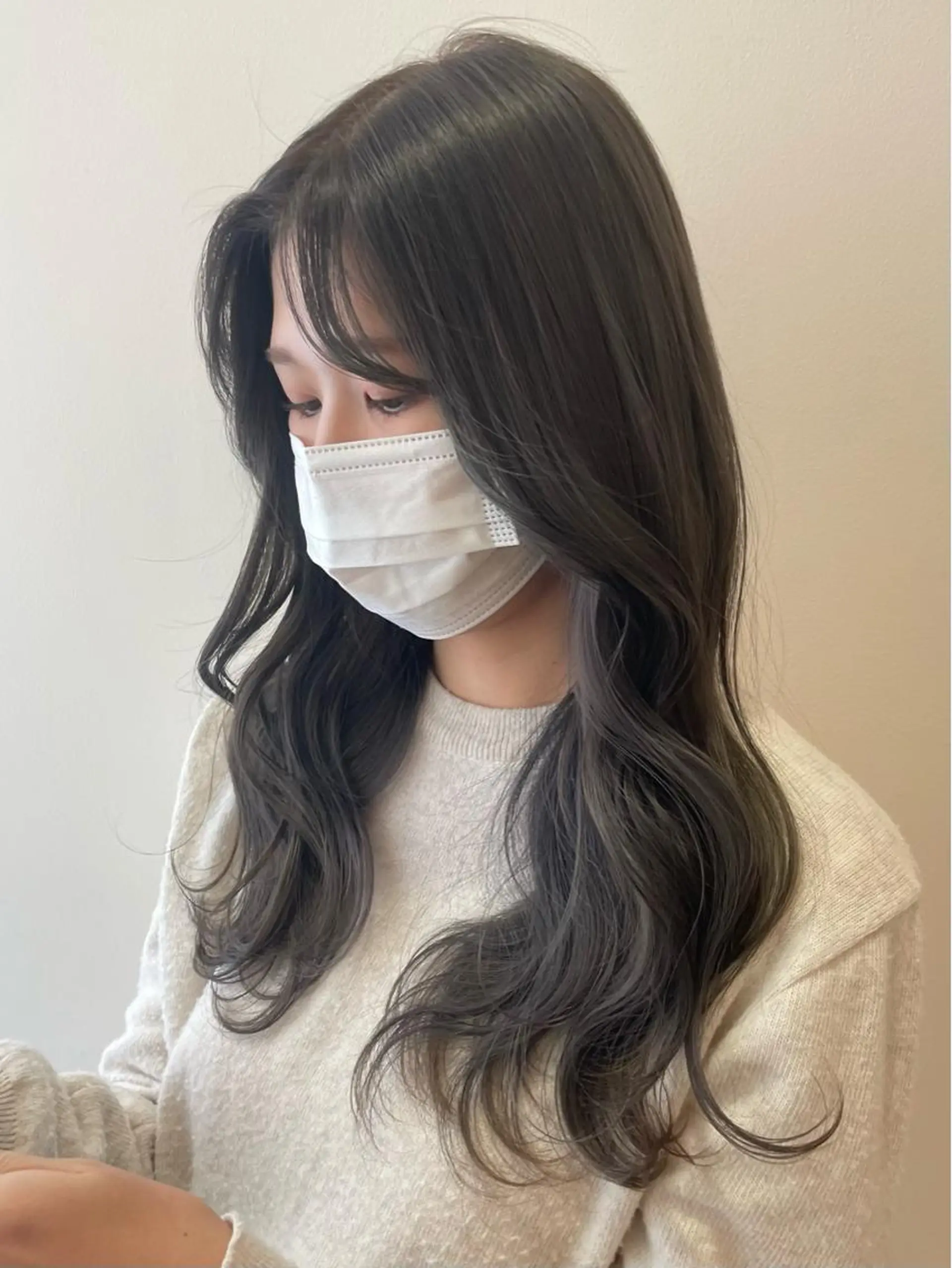 ロング カラー 増渕 駿介のヘアスタイル