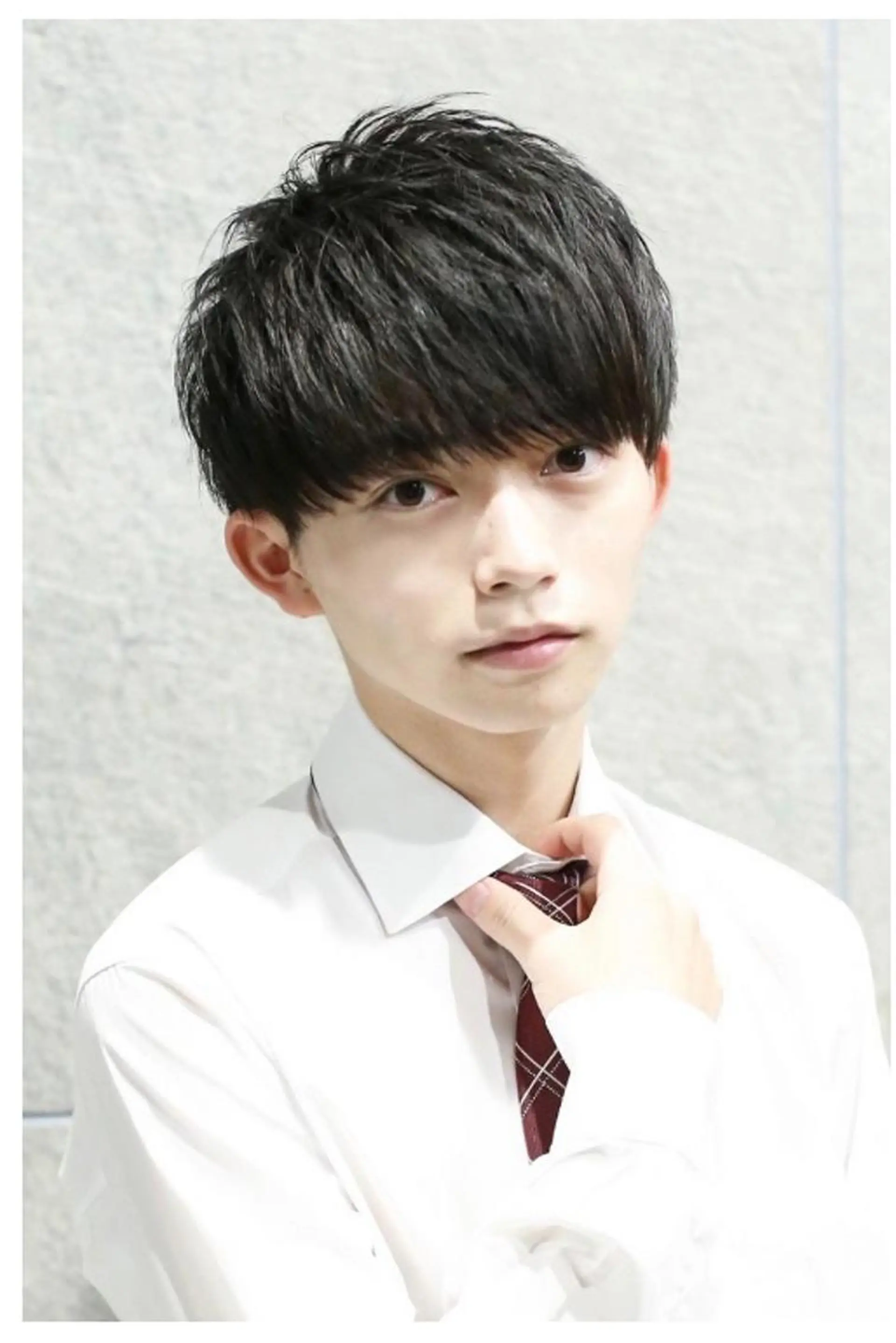 メンズ ビジネス マッシュ 井上 りょうのヘアスタイル