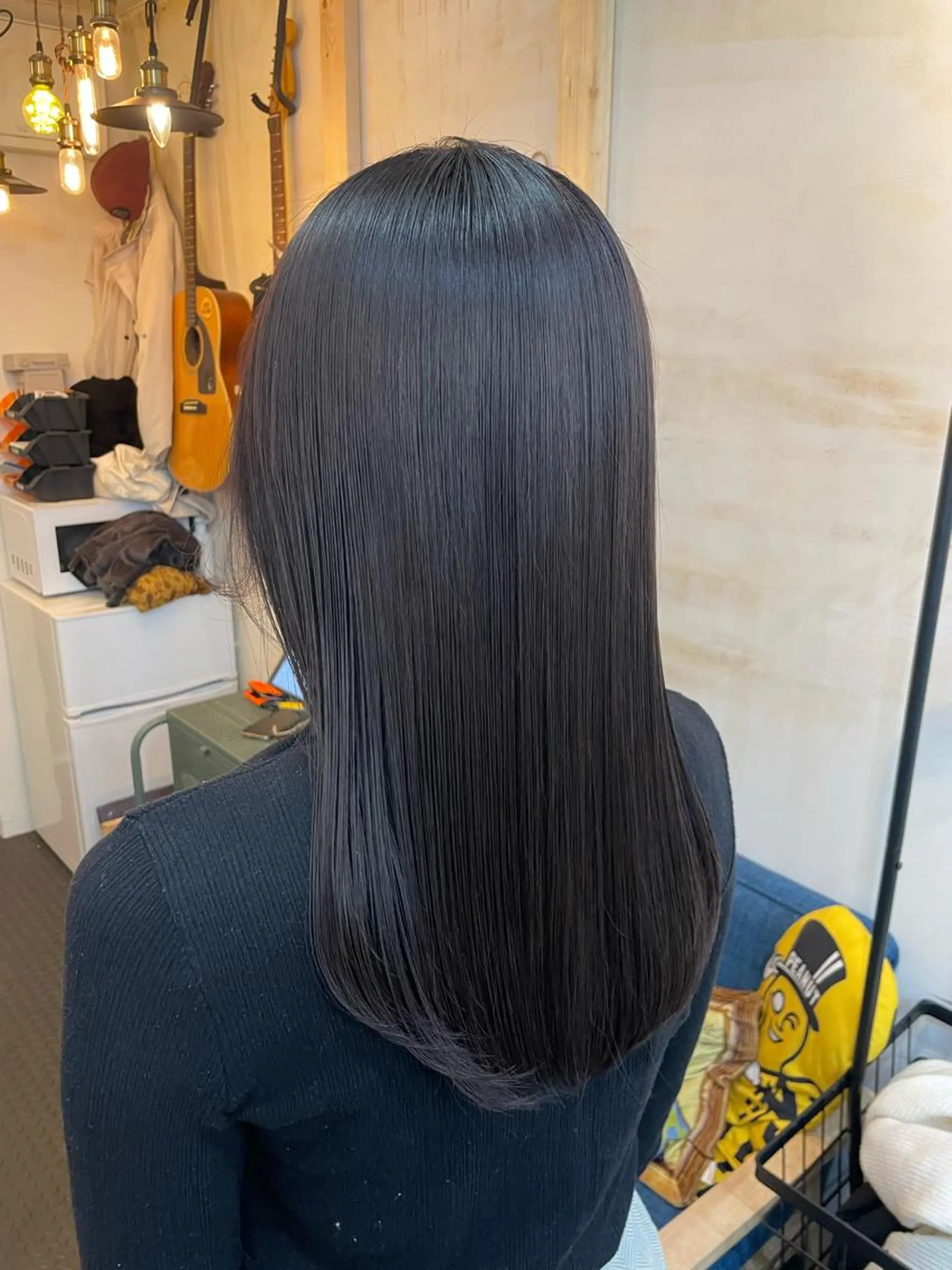 ロング カラー 髪質改善 トリートメント カット ヘアカラー トリートメント SUN GLOW  サングロウ所属・ナカノメ トシアキのヘアスタイル