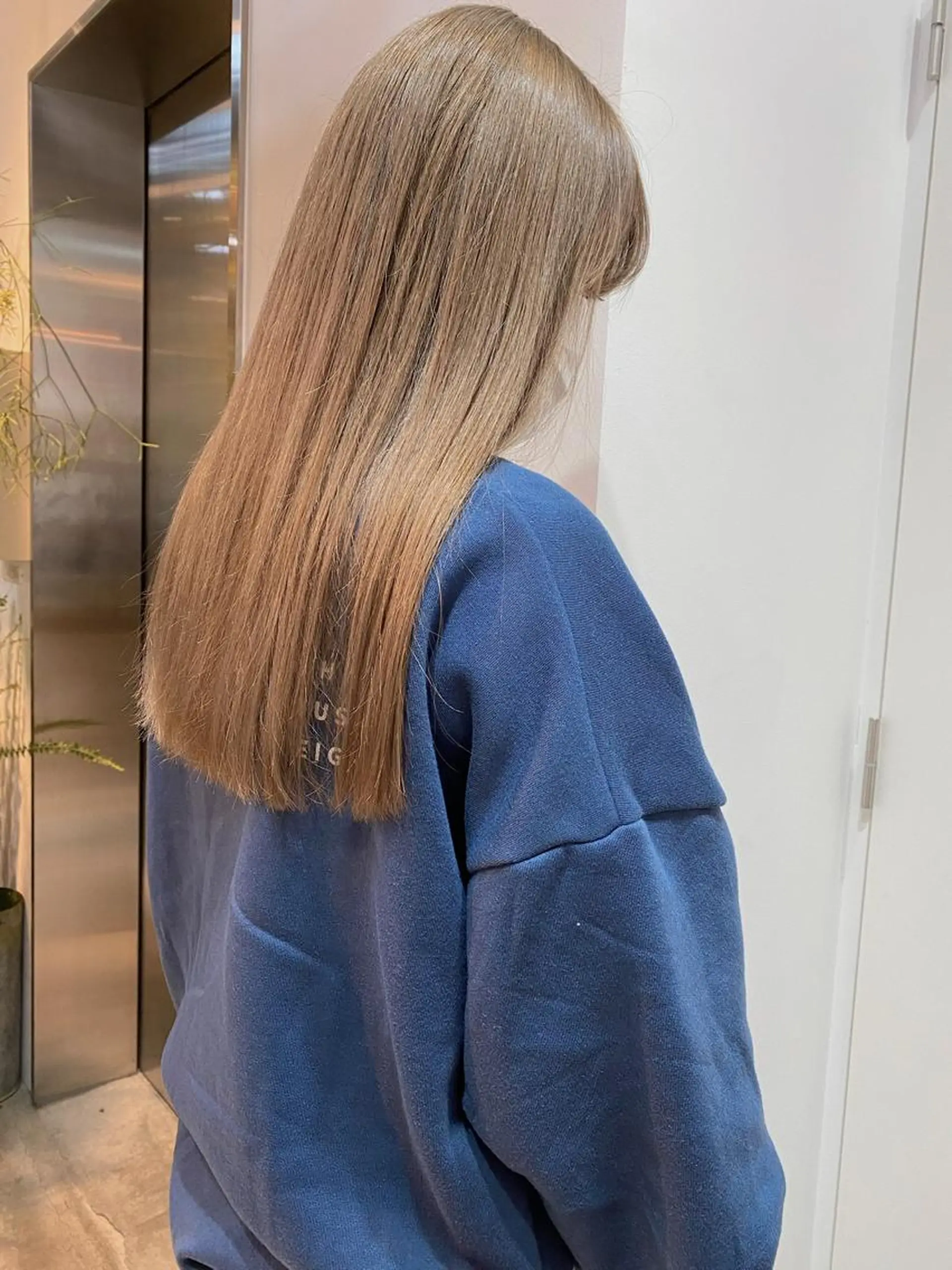 ロング カラー カット ヘアカラー トリートメント ブリーチなしカラー/ 髪質改善/寺門束のヘアスタイル