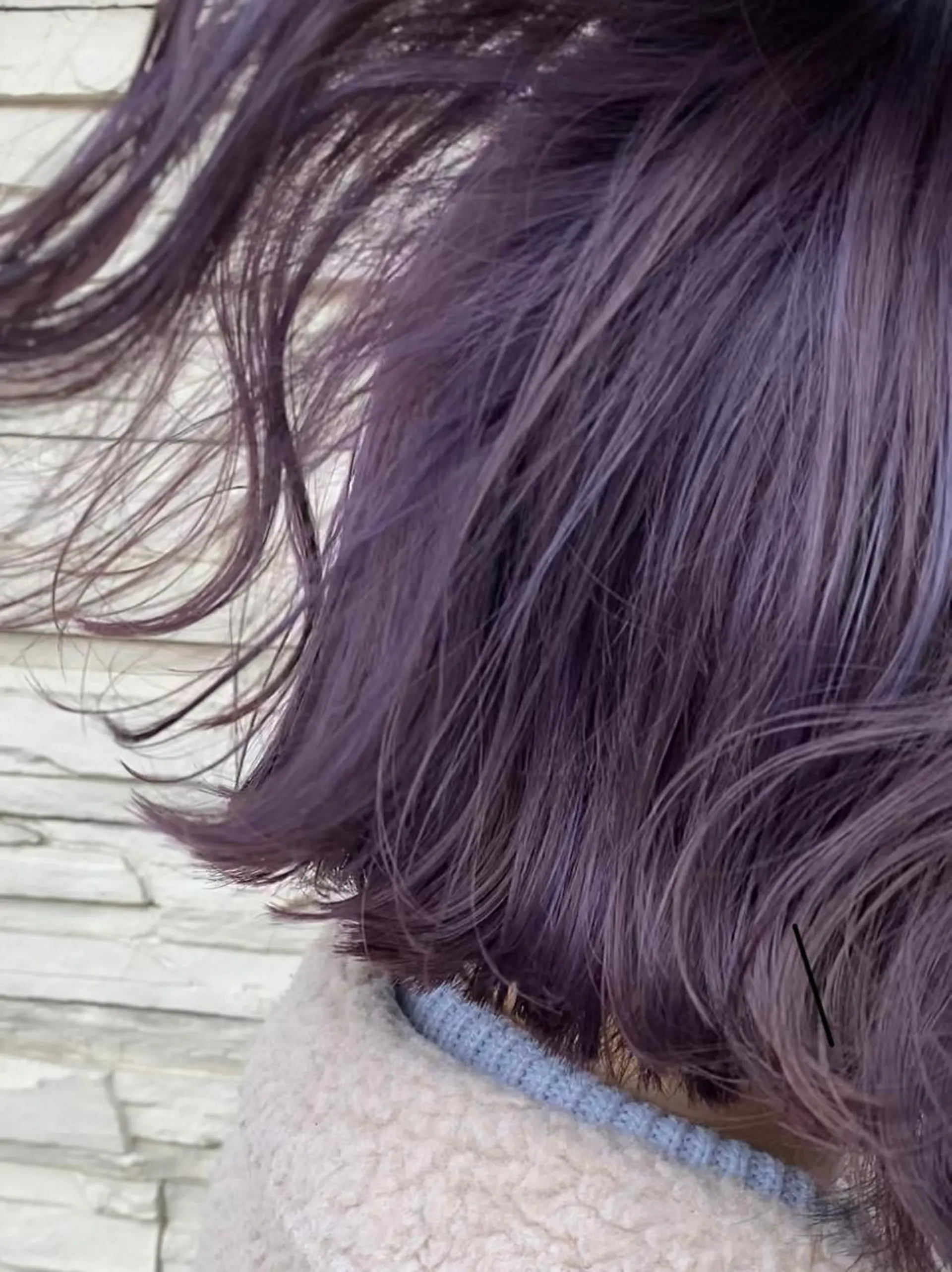 ミディアム カラー ブリーチ ケアブリーチ ダブルカラー パープルカラー 透明感カラーブリーチ 🌼シゲモトアヤ🌼のヘアスタイル