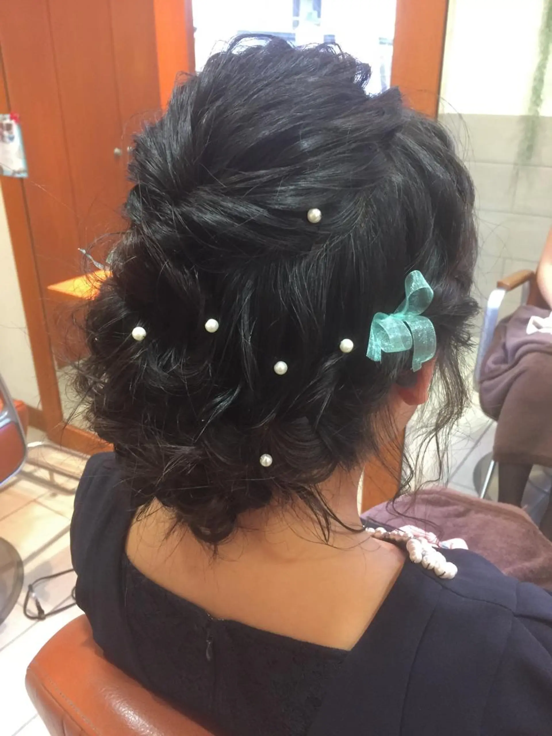 ロング カラー パーマ ヘアアレンジ 可愛いを作る神 ナオヒロのヘアスタイル