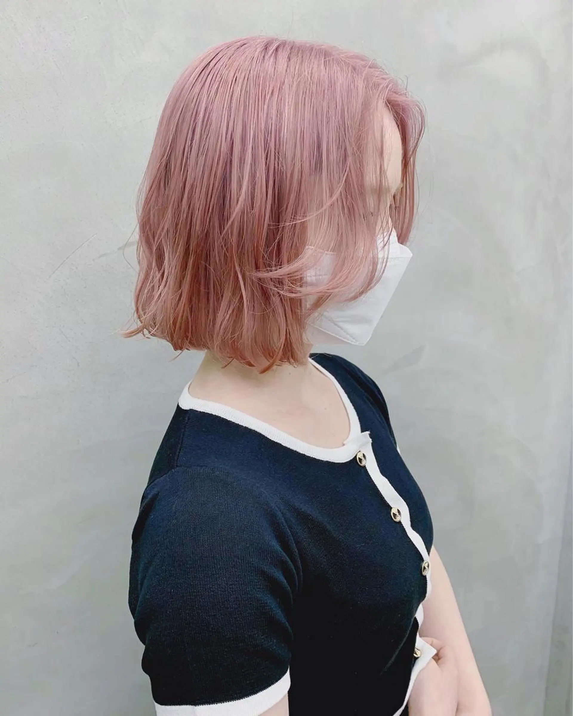 ミディアム カラー ブームボックス所属・🐝ハイトーンカラー hachi🐝のヘアスタイル