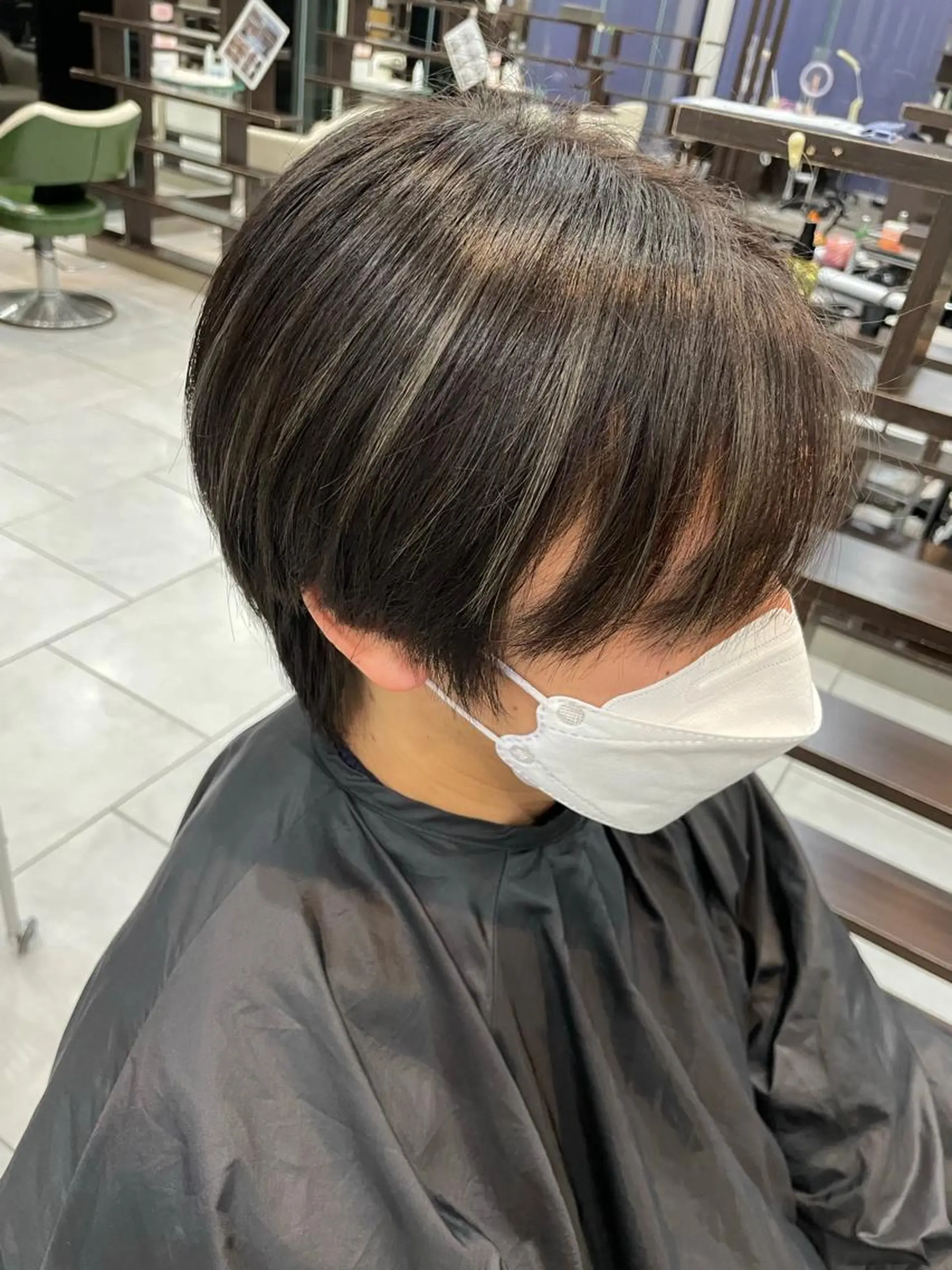 ショート カラー メンズ メンズハイライト ハイライトカラー ハイライト PROGRESS Harukiのヘアスタイル