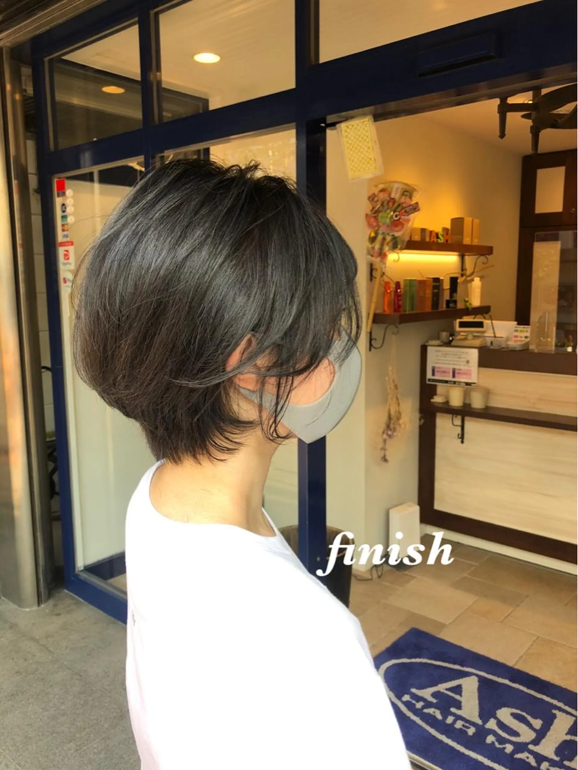 ショート ショートヘア カット 『Ash久が原MG』 水野 翼のヘアスタイル