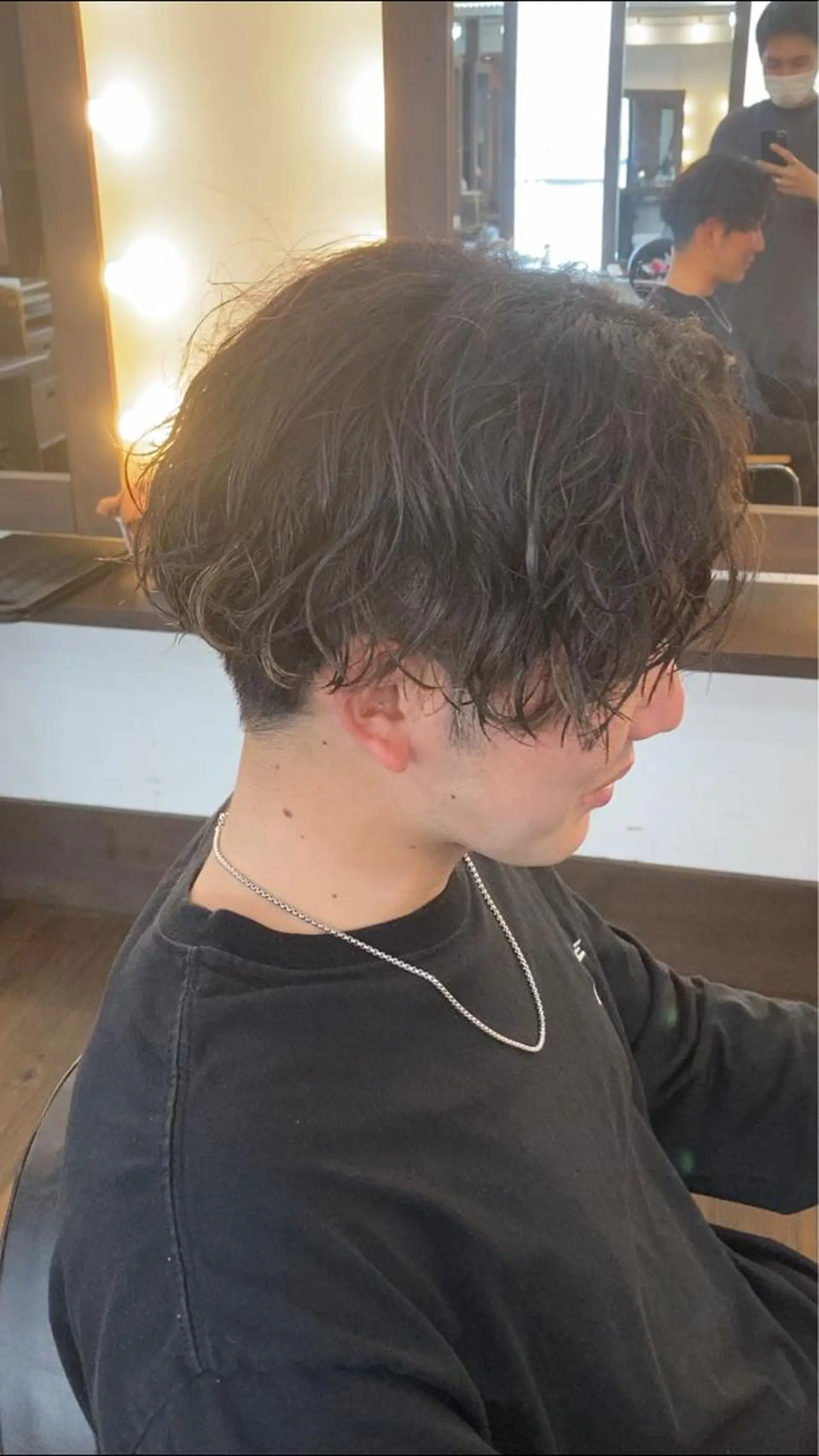 パーマ メンズ カット パーマ メンズサロン アソビ元町のヘアスタイル