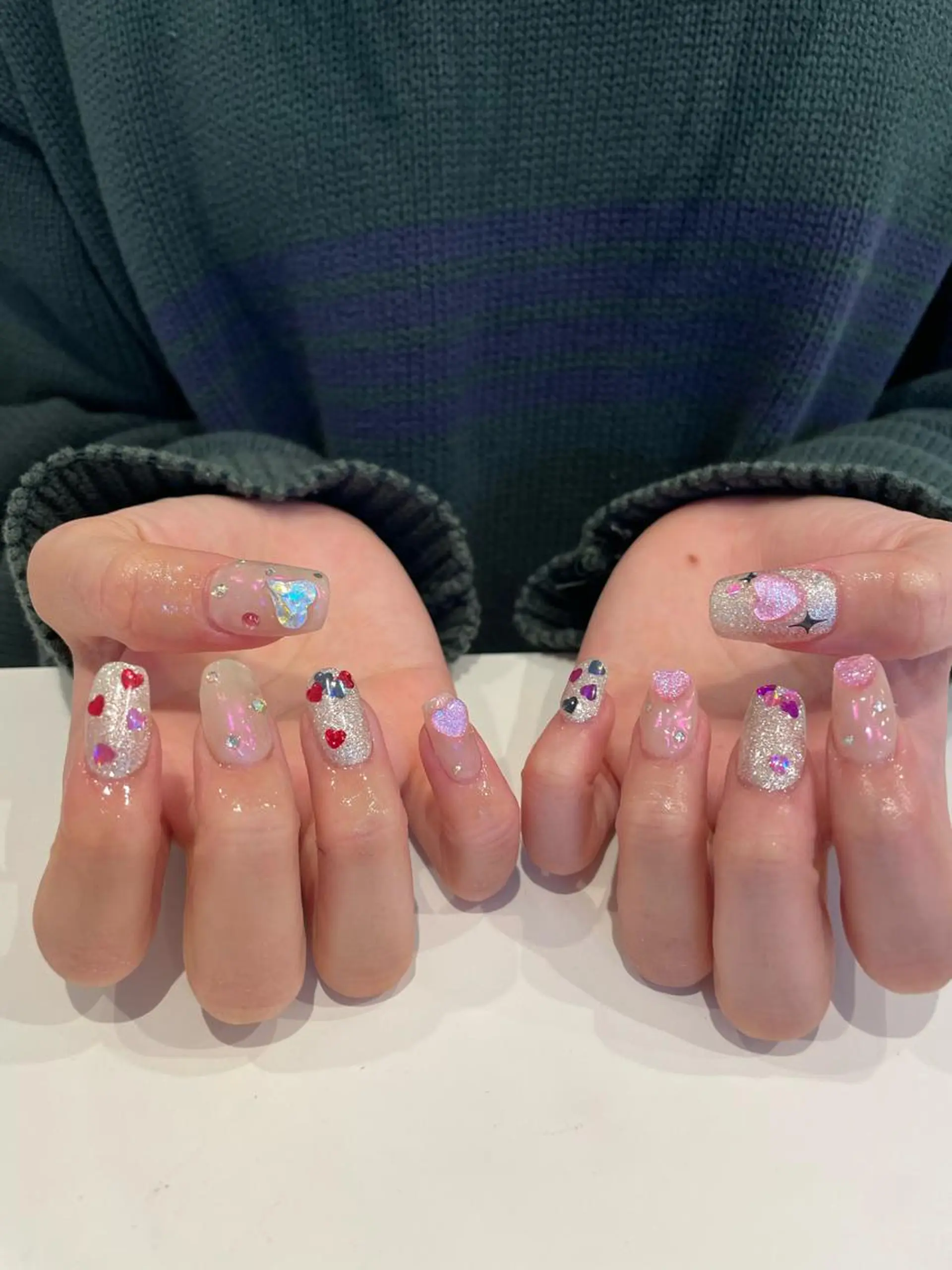 ネイル 束感まつ毛/ネイル/ LED♥KIRARAのマツエク・マツパデザイン