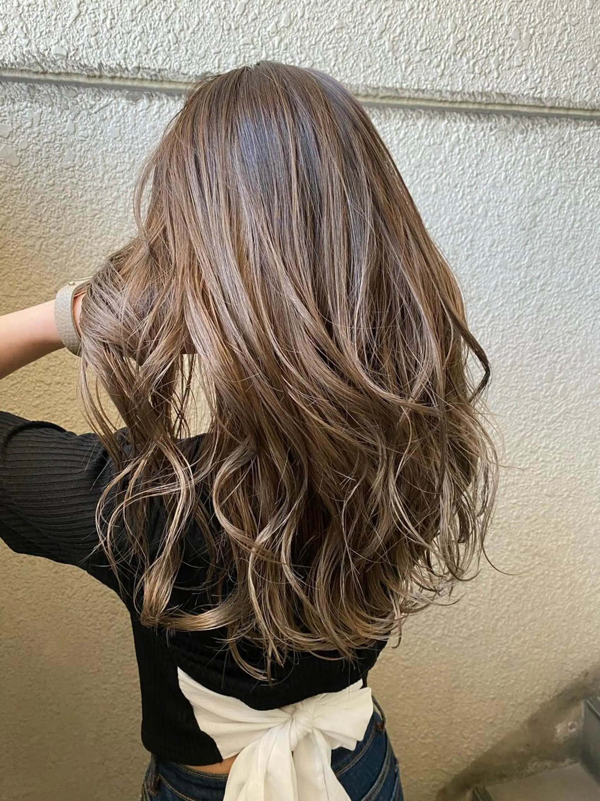 ロング ロング カット ヘアカラー トリートメント AUBE HAIRazul吉祥寺所属・髪質改善✨幹細胞✨ ウルツヤ🌈清水　祥のヘアスタイル