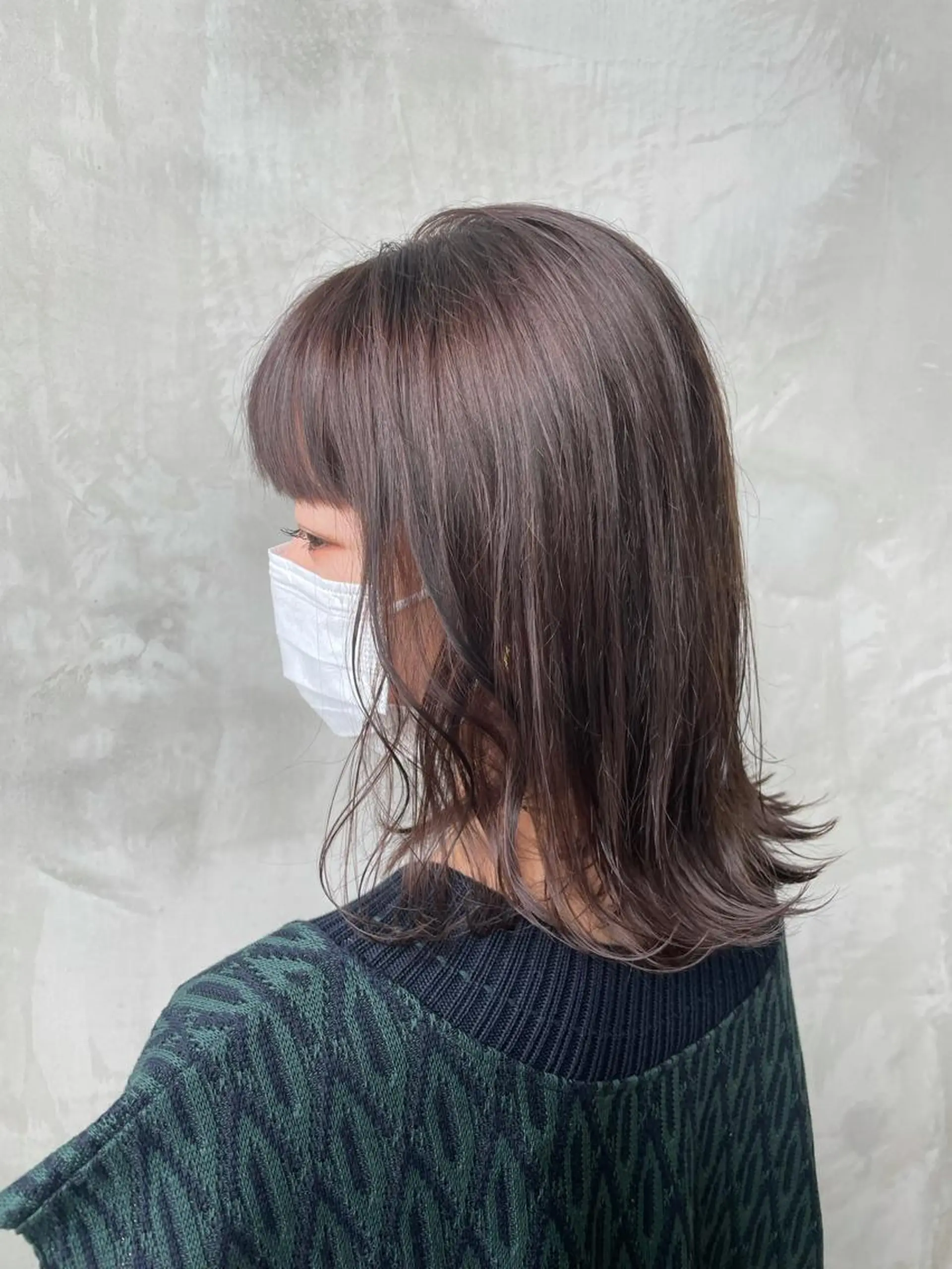 ミディアム カット ヘアカラー トリートメント HAVANA MIZUKIのヘアスタイル