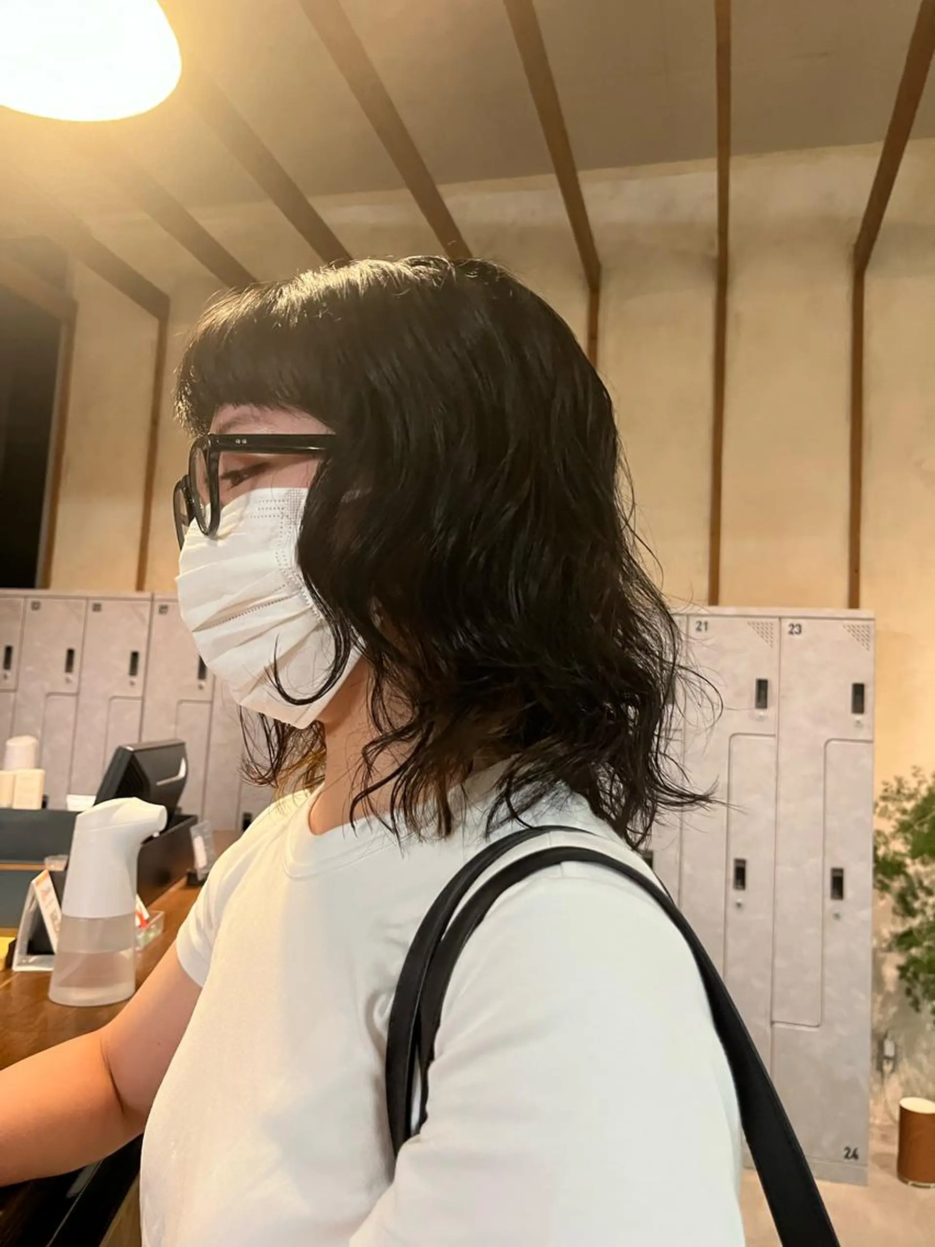 ミディアム カット パーマ トリートメント ボブ/ベージュ/ パーマ🪿近森ゆいのヘアスタイル