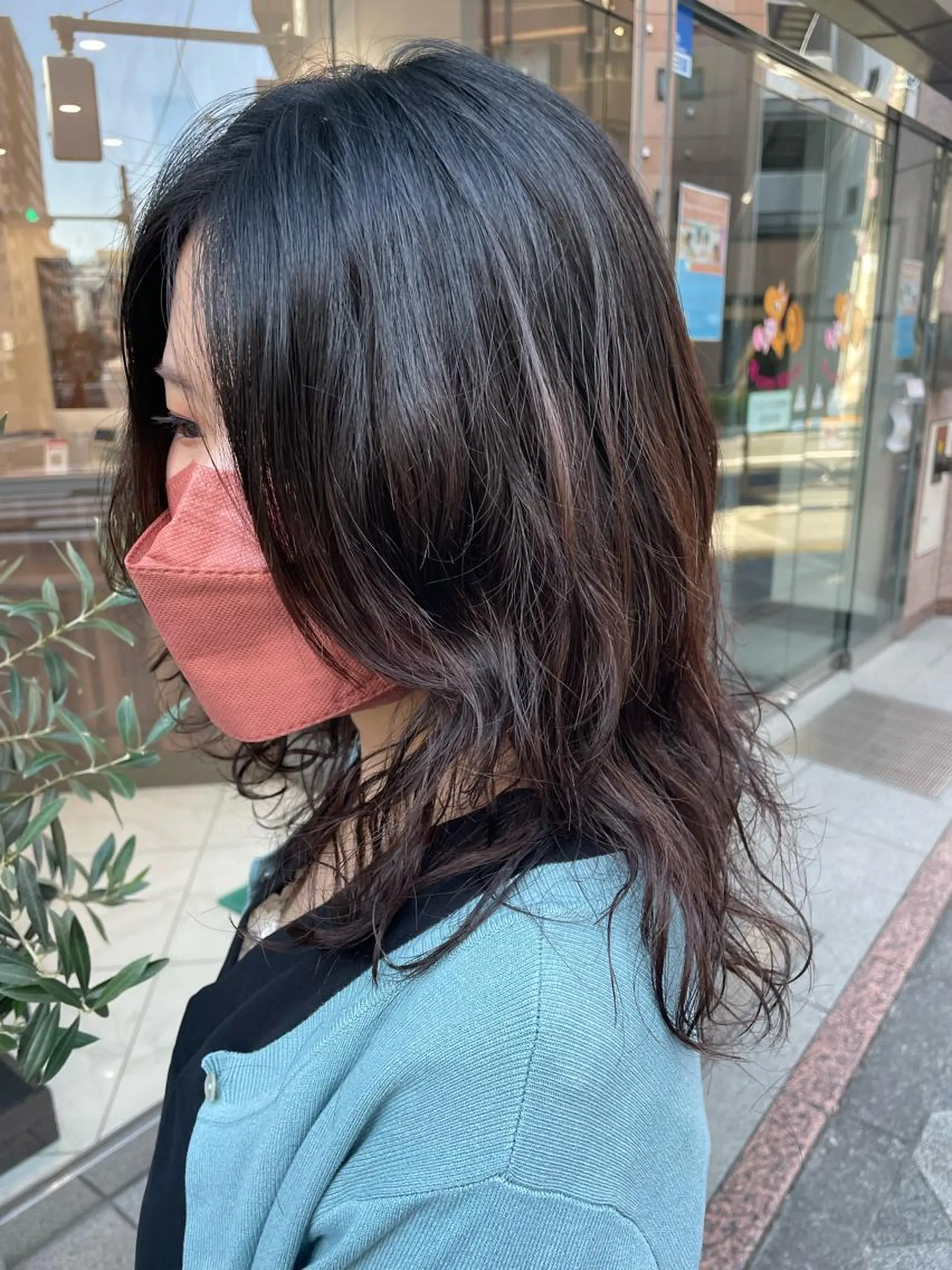 ミディアム カット ヘアカラー 🤍モテ髪🤍 🪽店長anju🪽のヘアスタイル