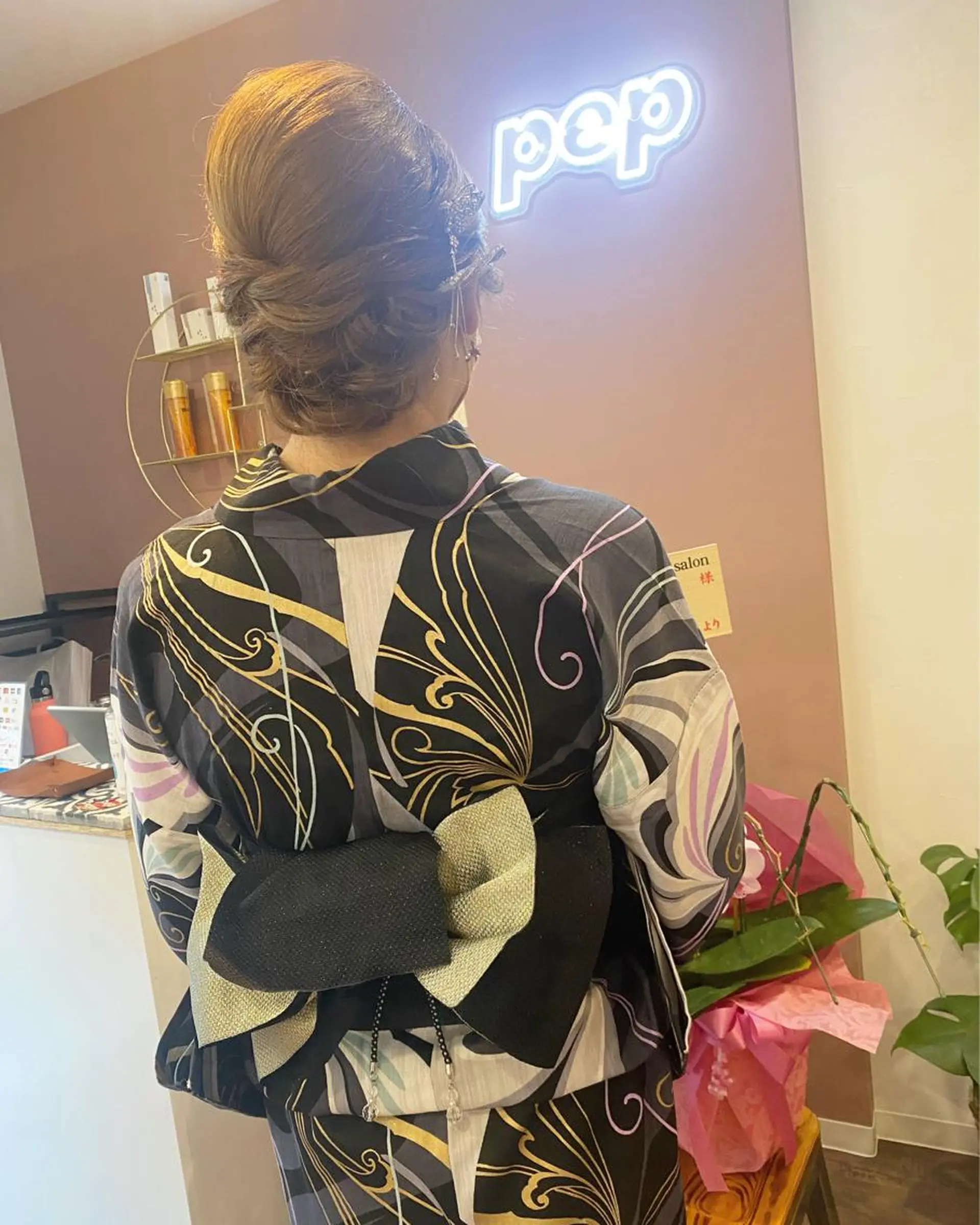 ヘアアレンジ 浴衣 着付け pep所属・pep natsumiのヘアスタイル