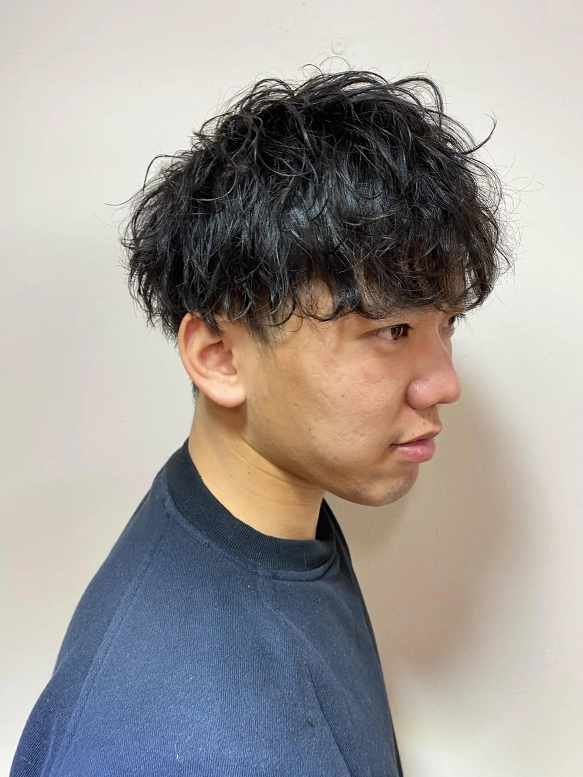 メンズ マッシュ カット パーマ 柏メンズパーマ特化 蛯谷  晃裕のヘアスタイル