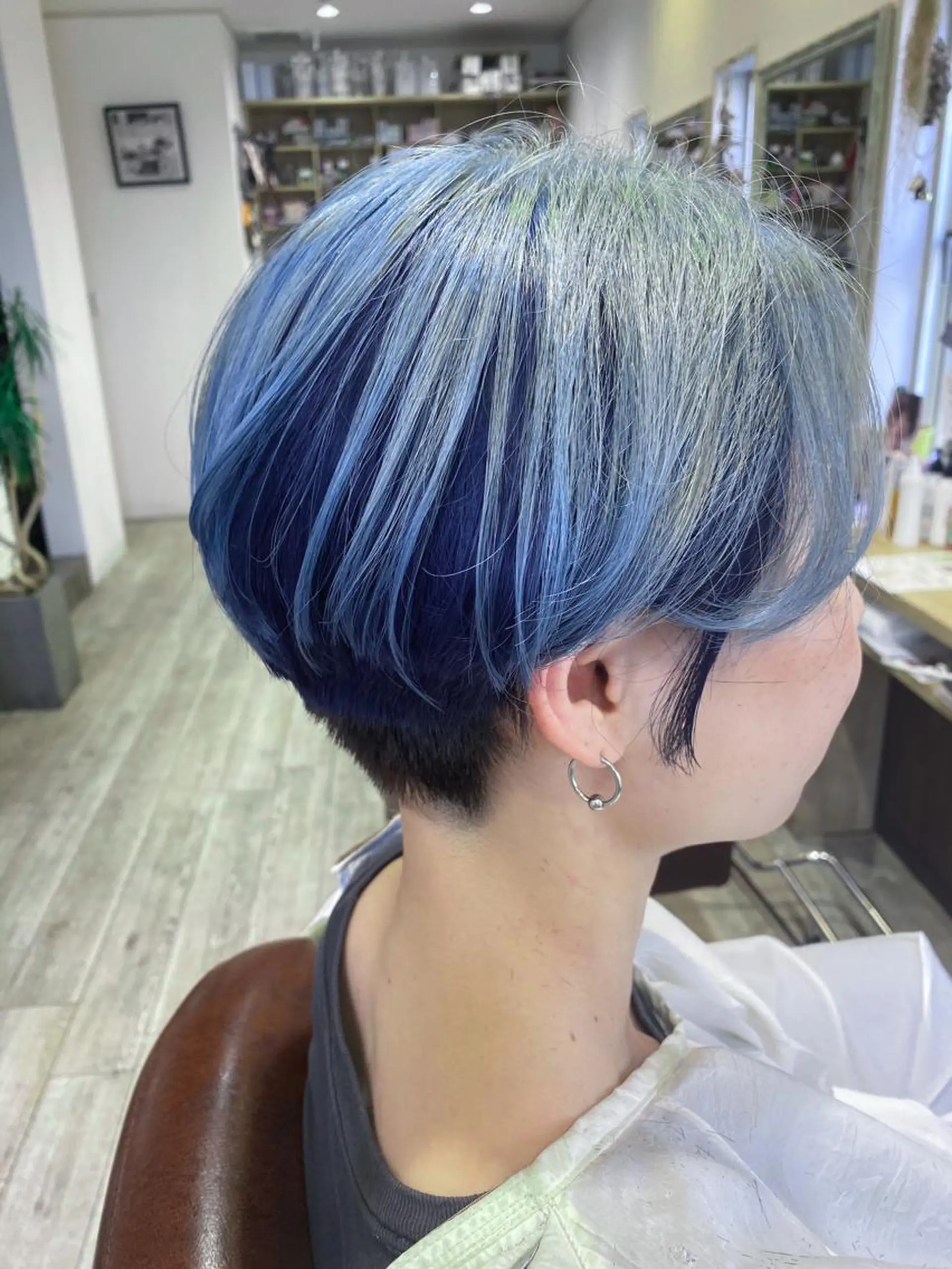ショート 縮毛矯正 松崎祥のヘアスタイル