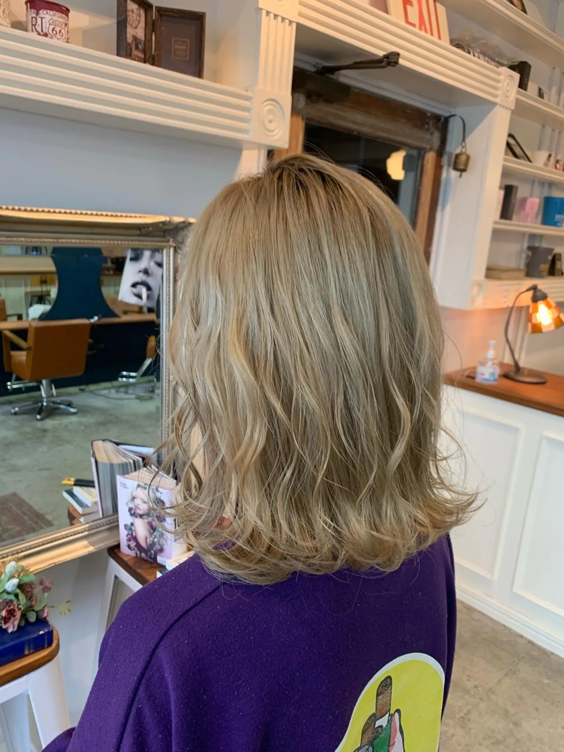 ミディアム ヘアカラー トリートメント ヘッドスパ ヘアセット 大宮/山口 竣也のヘアスタイル