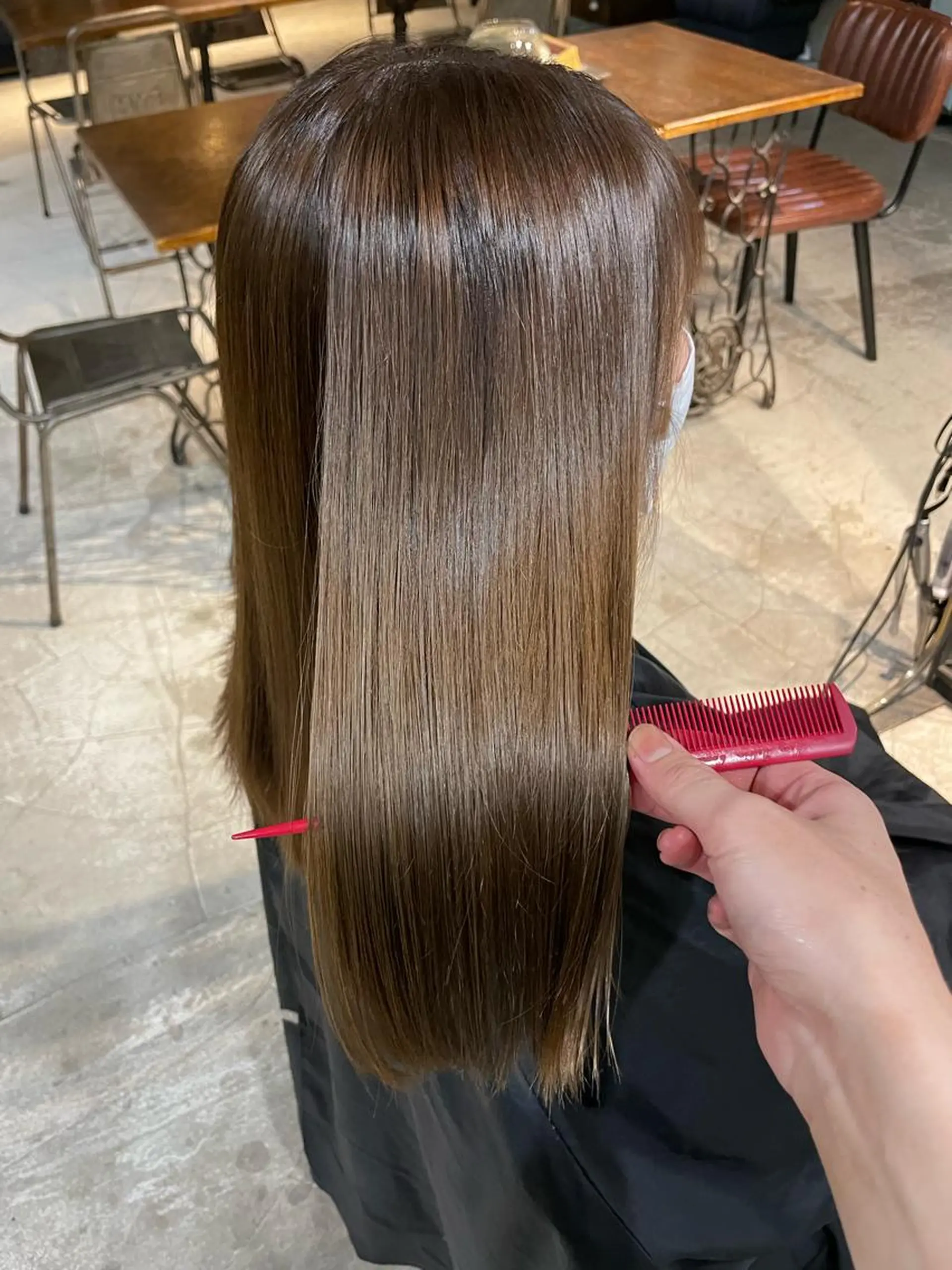 セミロング カラー ヘアアレンジ ブラウンカラー オリーブブラウン ヘアカラー トリートメント ヘアセット 🍀艶髪・透明感🍀 TATSUKIのヘアスタイル