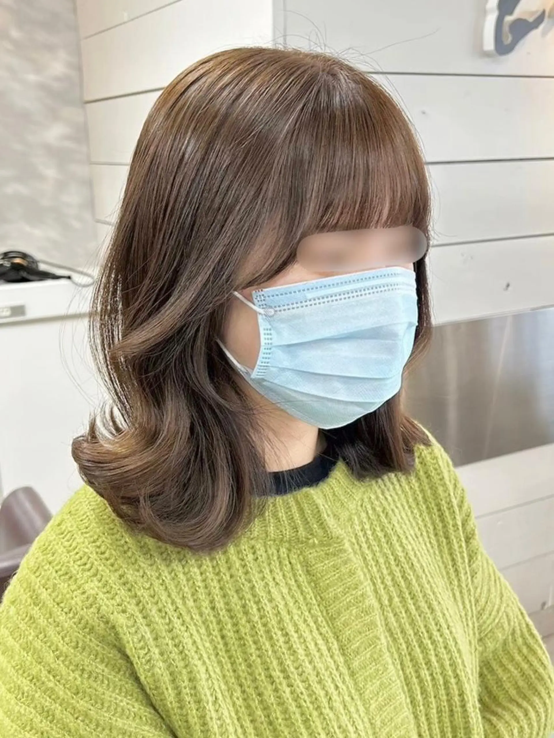 ミディアム カット 縮毛矯正 トリートメント 🫧艶髪カラー🫧 森本くるみのヘアスタイル