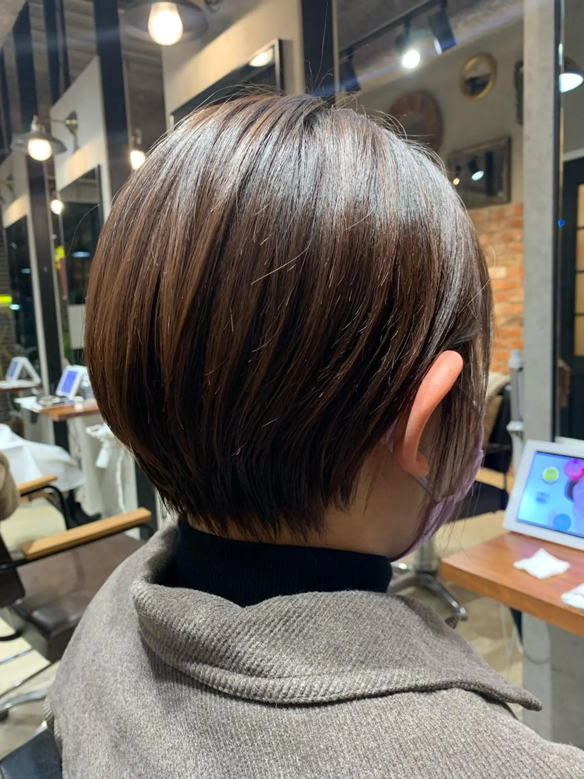 ショート ROMMY.所属・大木 華のヘアスタイル