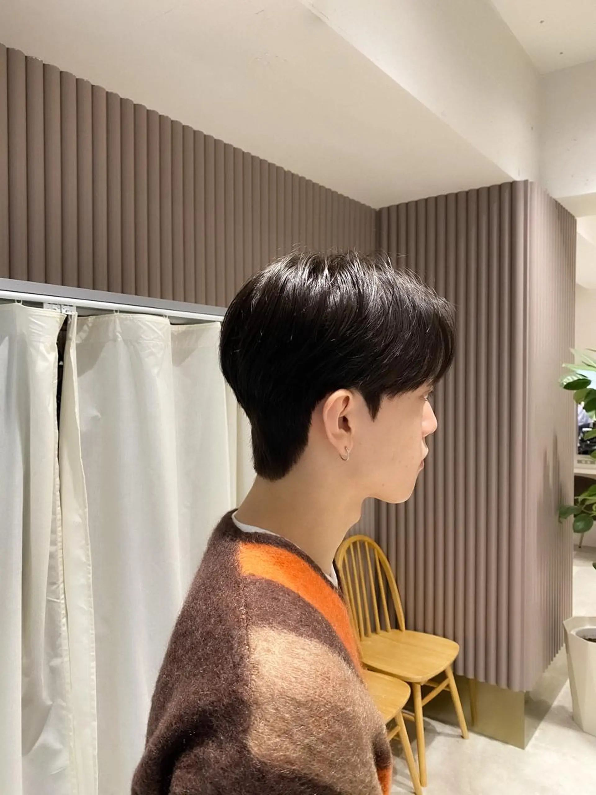 ショート パーマ メンズ ダウンパーマ メンズパーマ カット パーマ トリートメント ヘッドスパ ヘアセット 韓国メンズヘア専門 RYO 表参道/原宿のヘアスタイル
