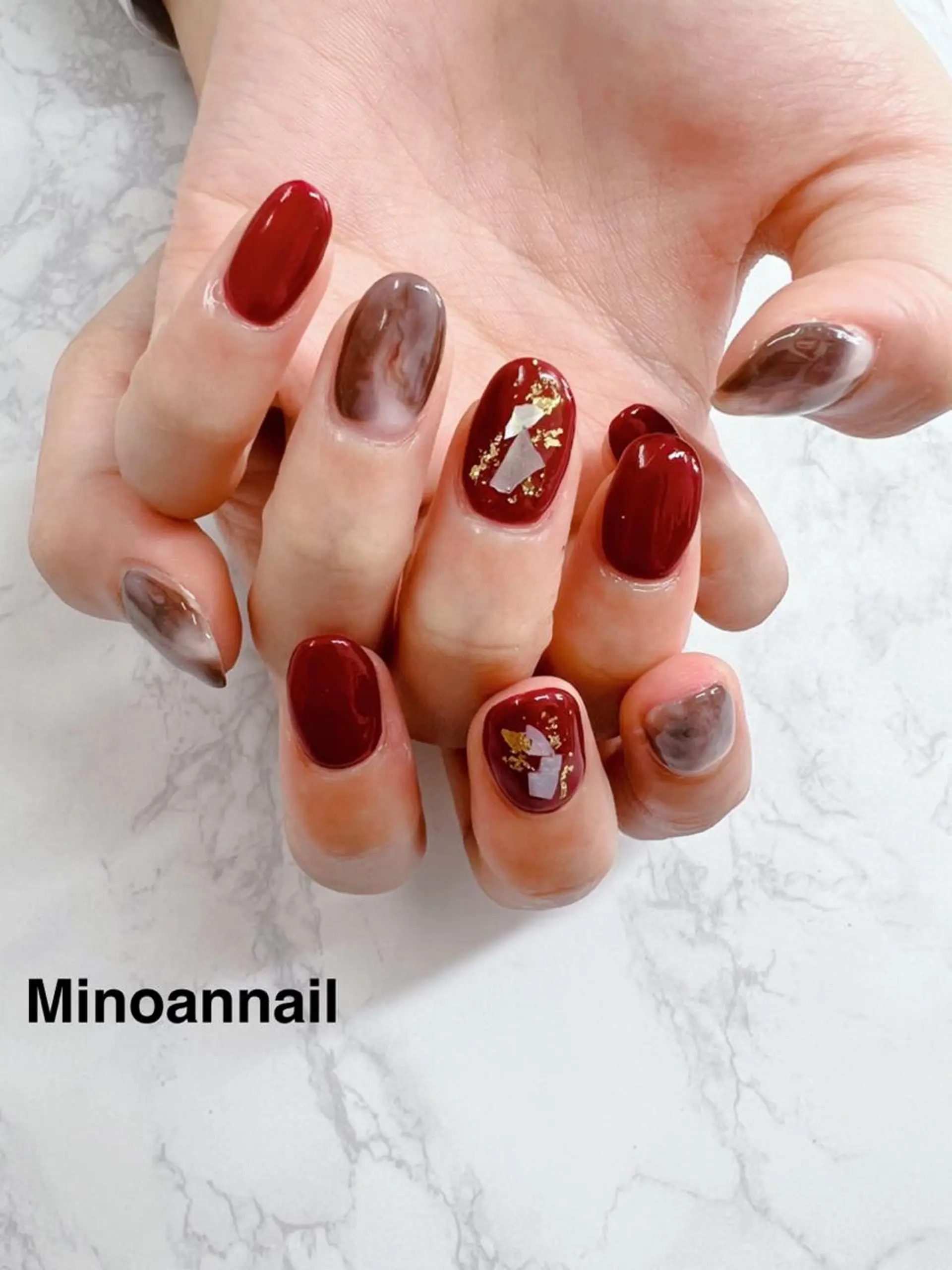 ネイル ハンドネイル ハンドケア ❤minoannai メトロポリタン前店のネイルデザイン