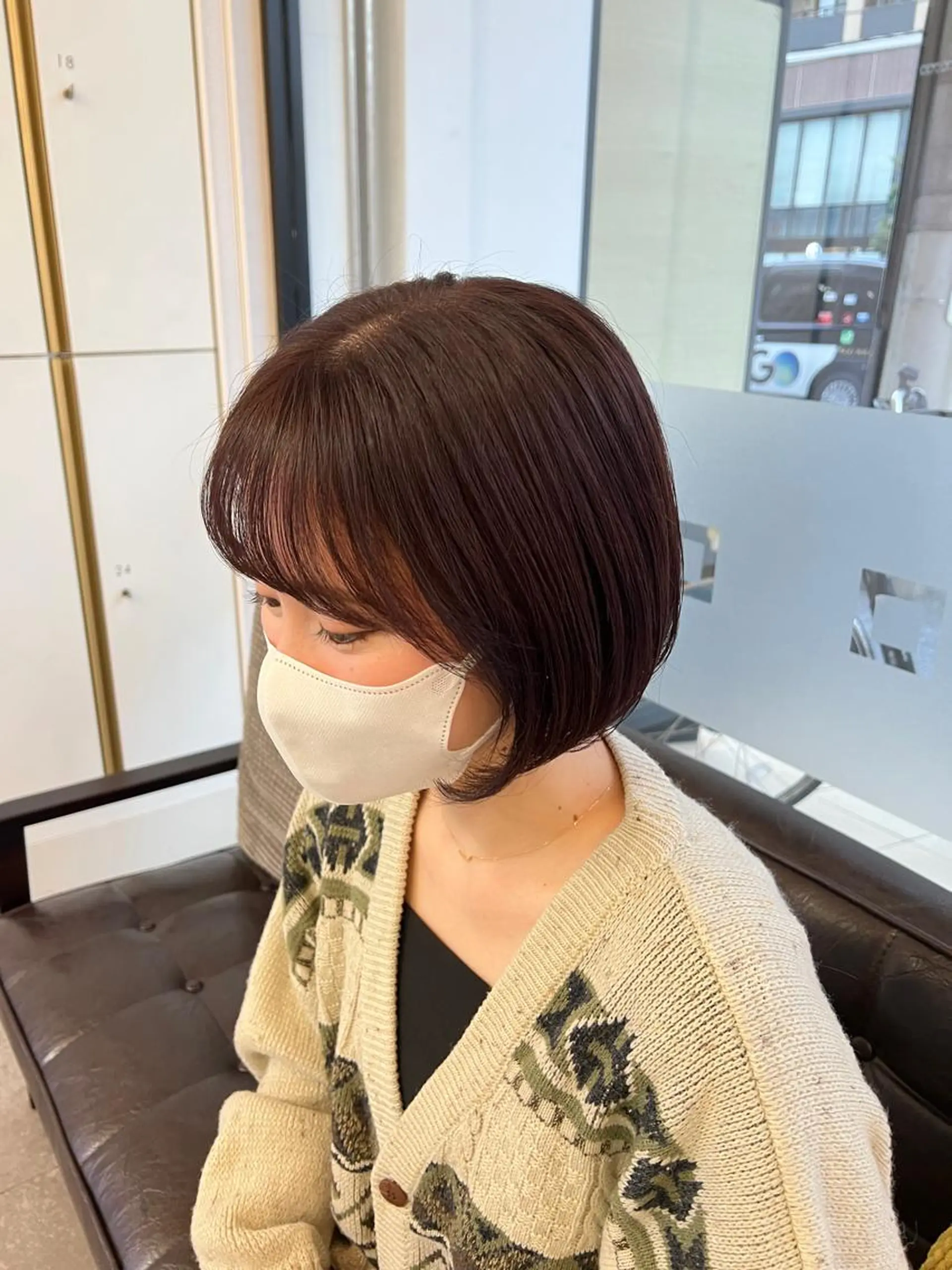 ショート カラー 透明感カラー 透明感カラー/ボブ/ nanamiのヘアスタイル