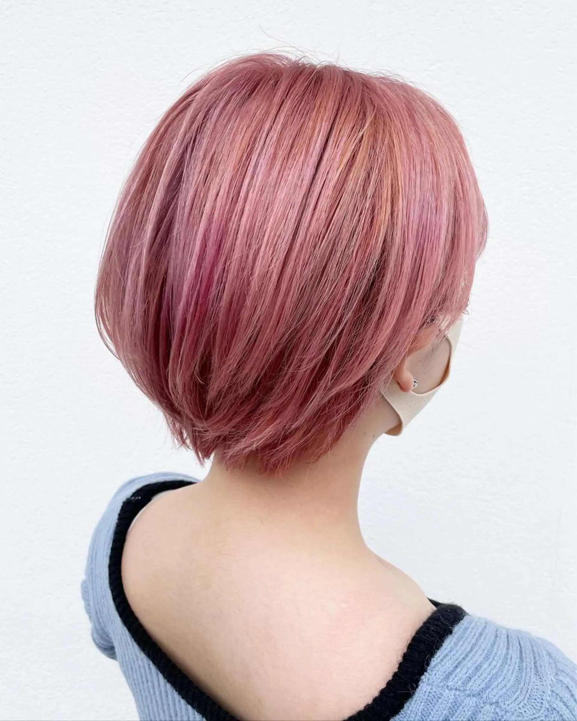ショート カラー ハイトーンカラー ピンクカラー カット ヘアカラー バレイヤージュカラー 特化美容師✨星皓太のヘアスタイル