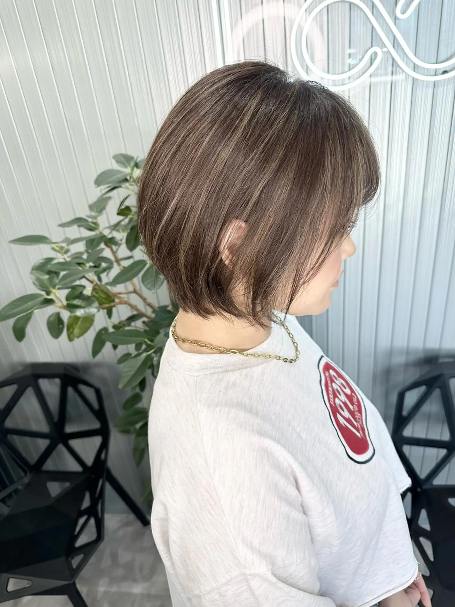 ショート カラー ハイライトカラー ハイライト カット ヘアカラー LOOP hair eye lash所属・LOOP hairのヘアスタイル