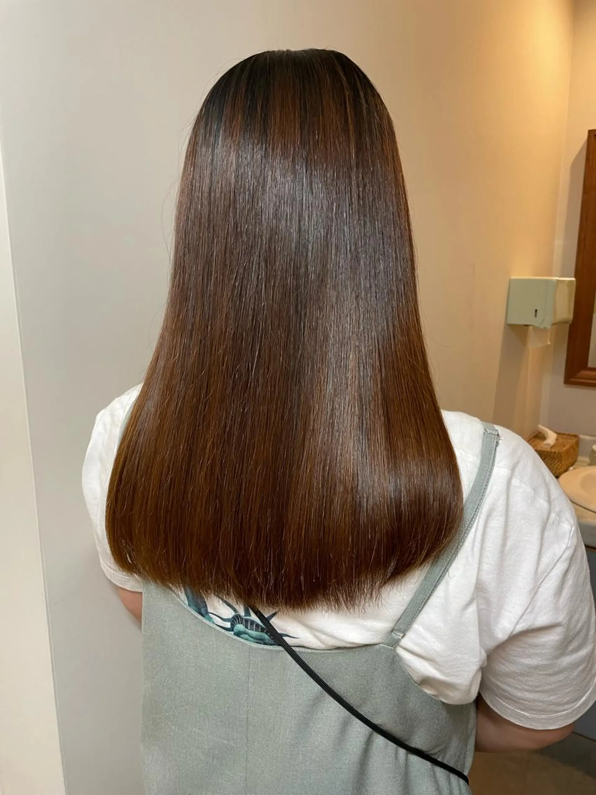 ロング カラー パーマ ヘアアレンジ 縮毛矯正 ミズタ マイのヘアスタイル