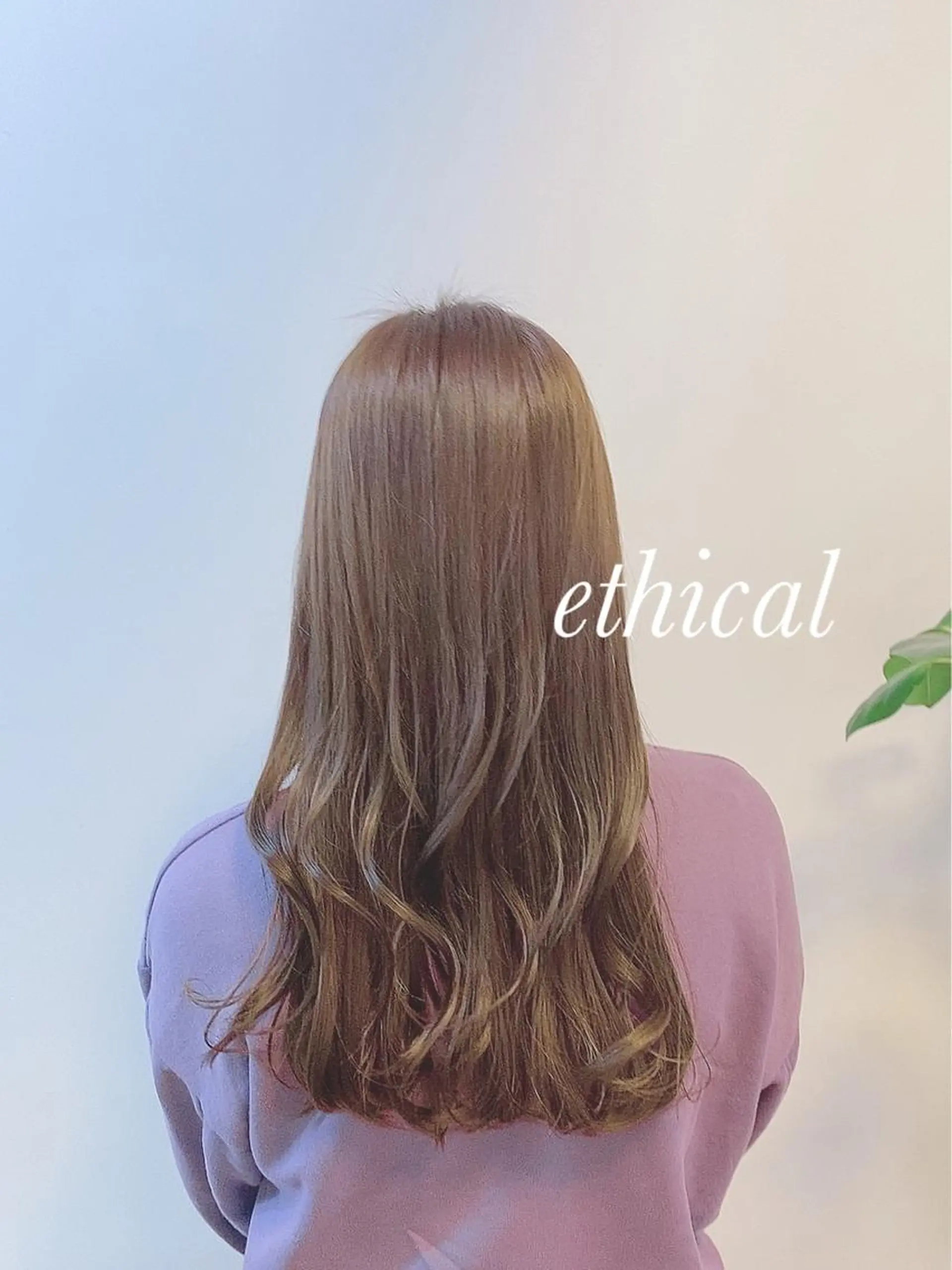 ロング カラー 【エシカル】 HOSOMIのヘアスタイル