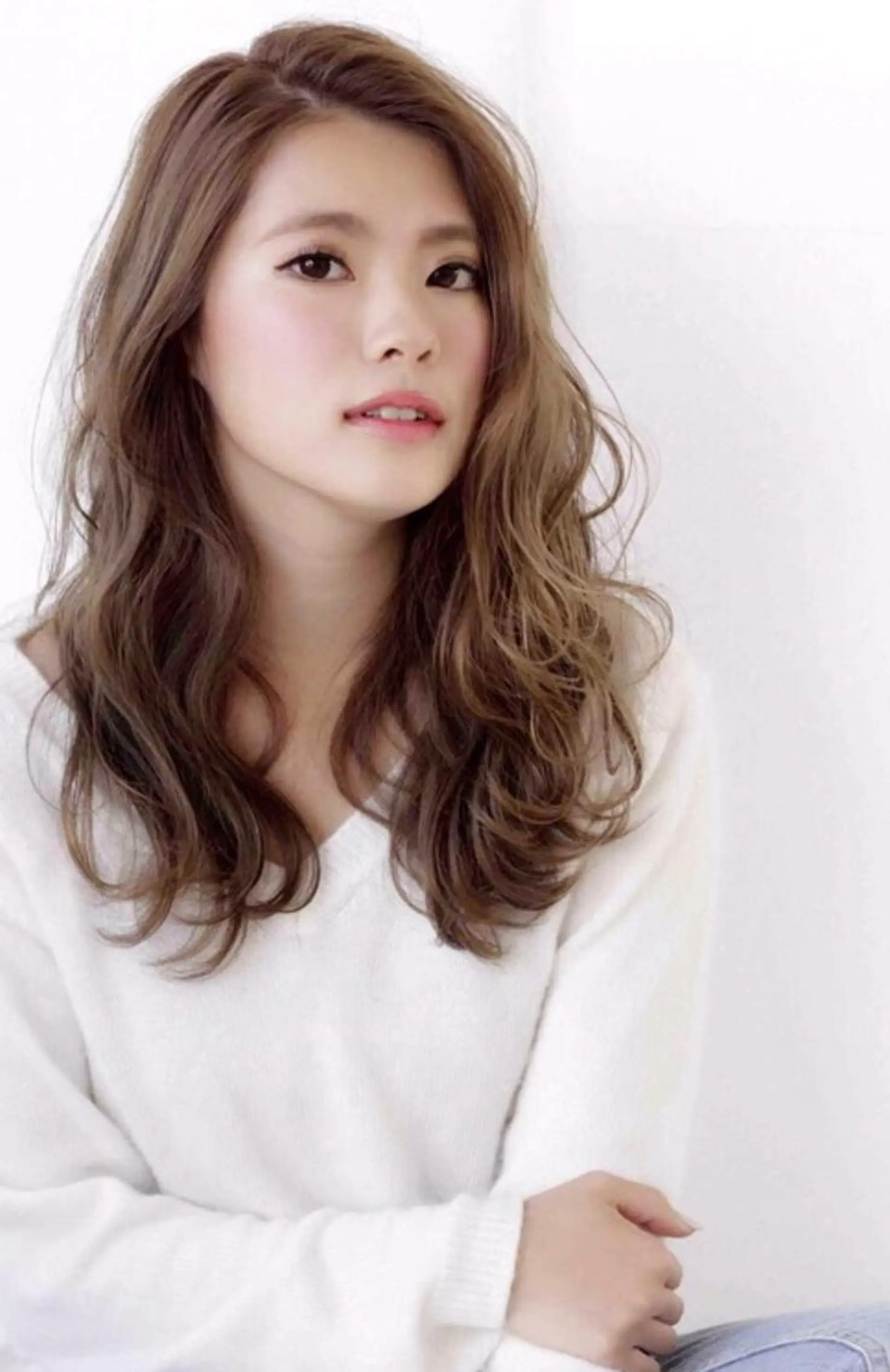 ロング カラー EMANONシェアサロン心斎橋店所属・韓国メンズヘア　ミル クティボブ　足立佳代のヘアスタイル