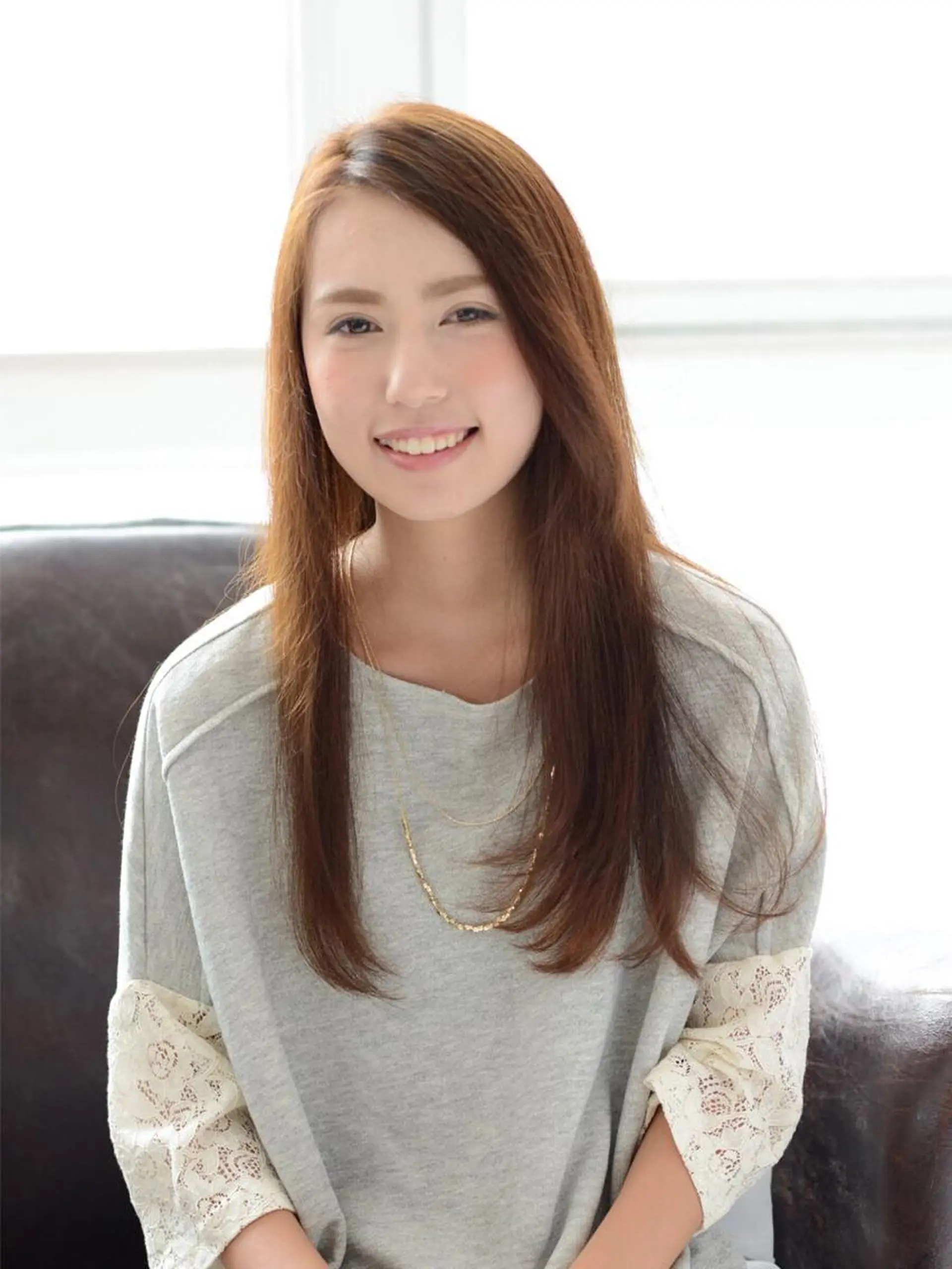 ロング パーマ 縮毛矯正 ストレートパーマ 駒田 拳児のヘアスタイル