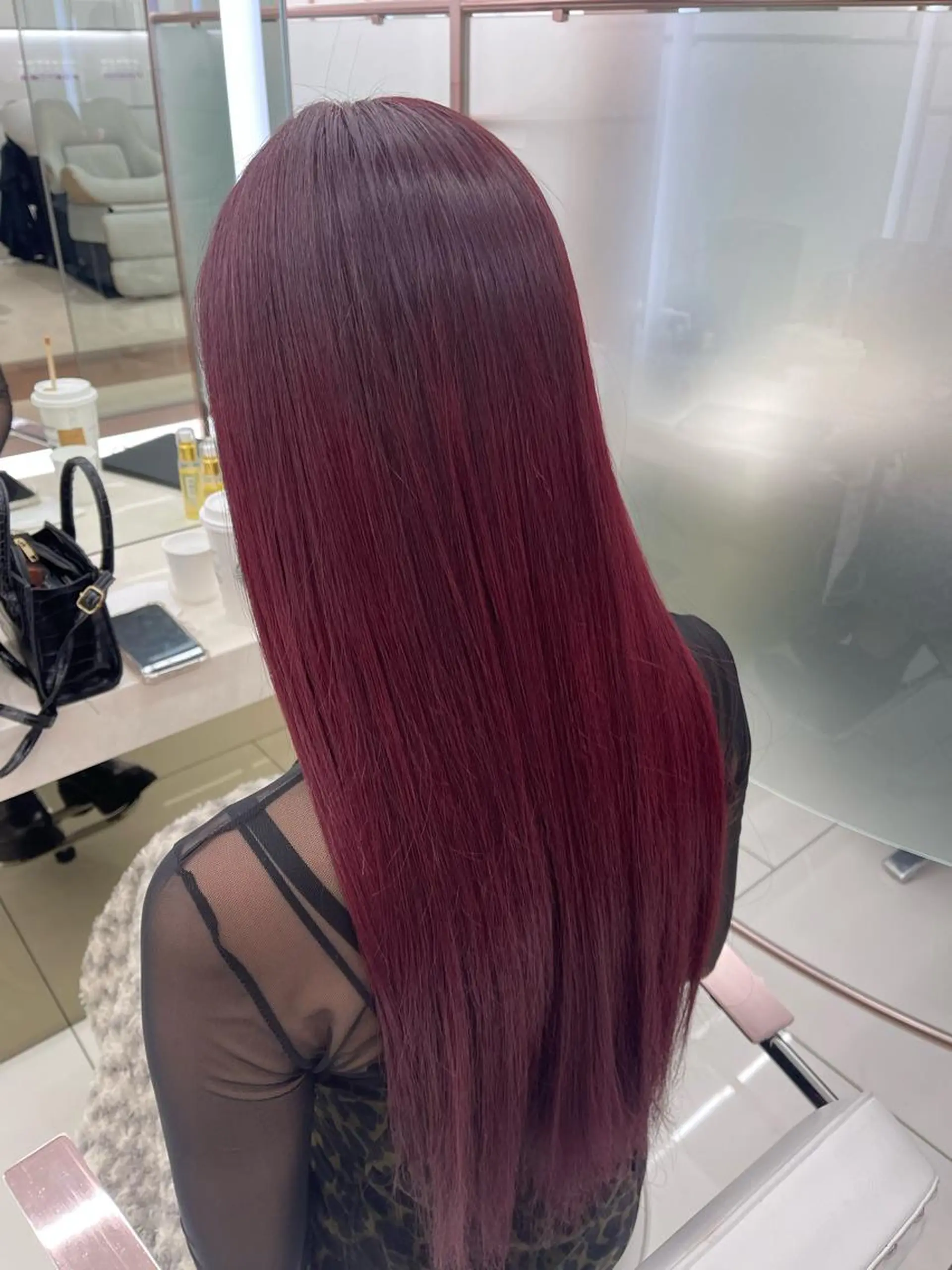ロング カラー カシス 銀座🌈カラー美容師 佐藤ルイのヘアスタイル
