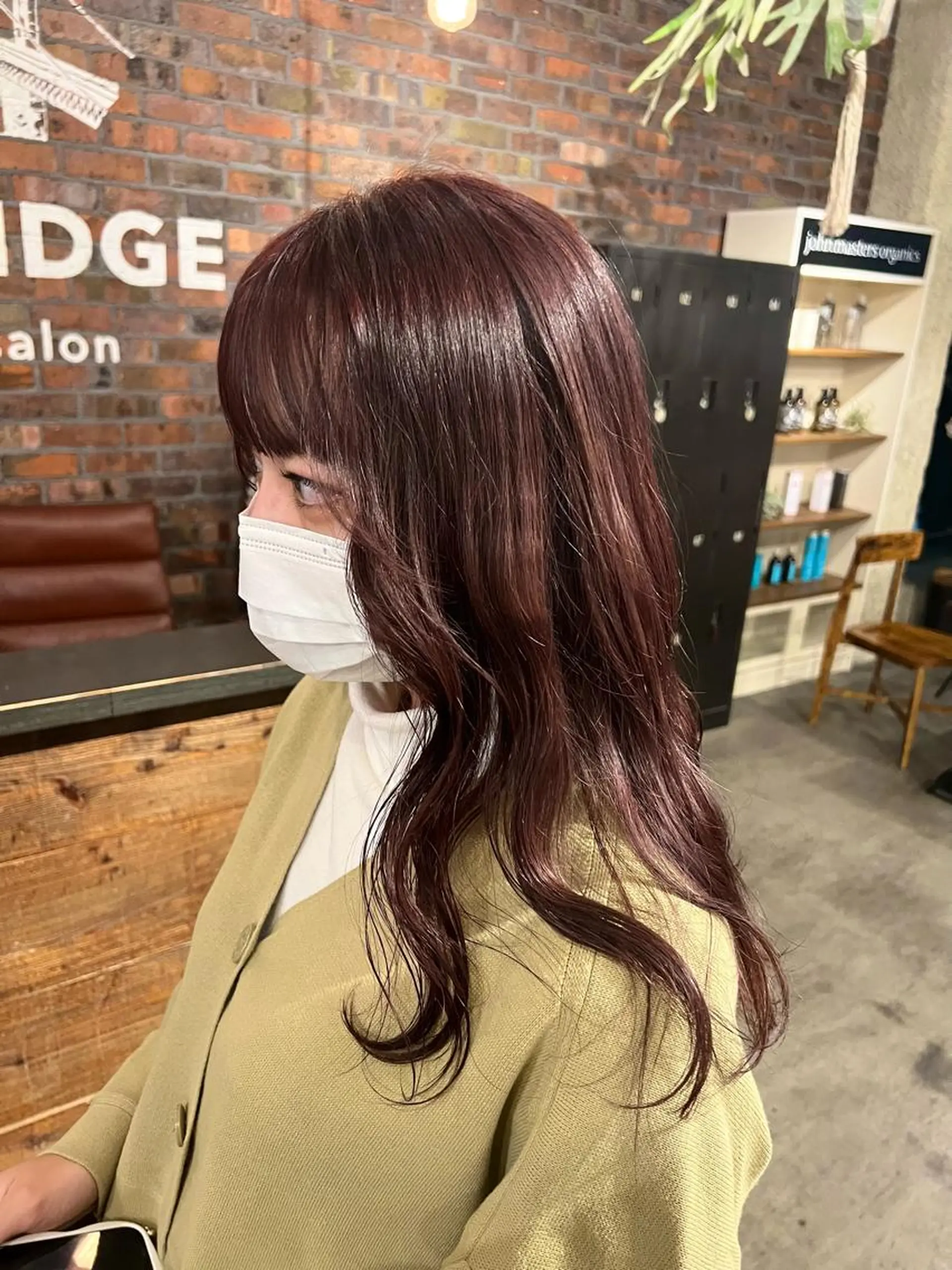 ロング カラー ブラウンカラー ピンクカラー ピンクブラウン Rino kanayama所属・Rino 金山 ／ 宮澤 萌のヘアスタイル