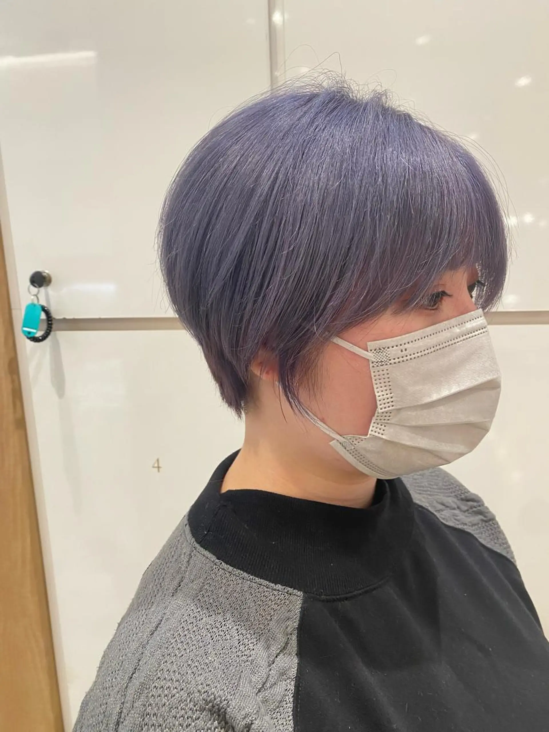 ショート カラー パーマ ヘアアレンジ 🌿ブリーチ/髪質 改善/🌿‬JINのヘアスタイル
