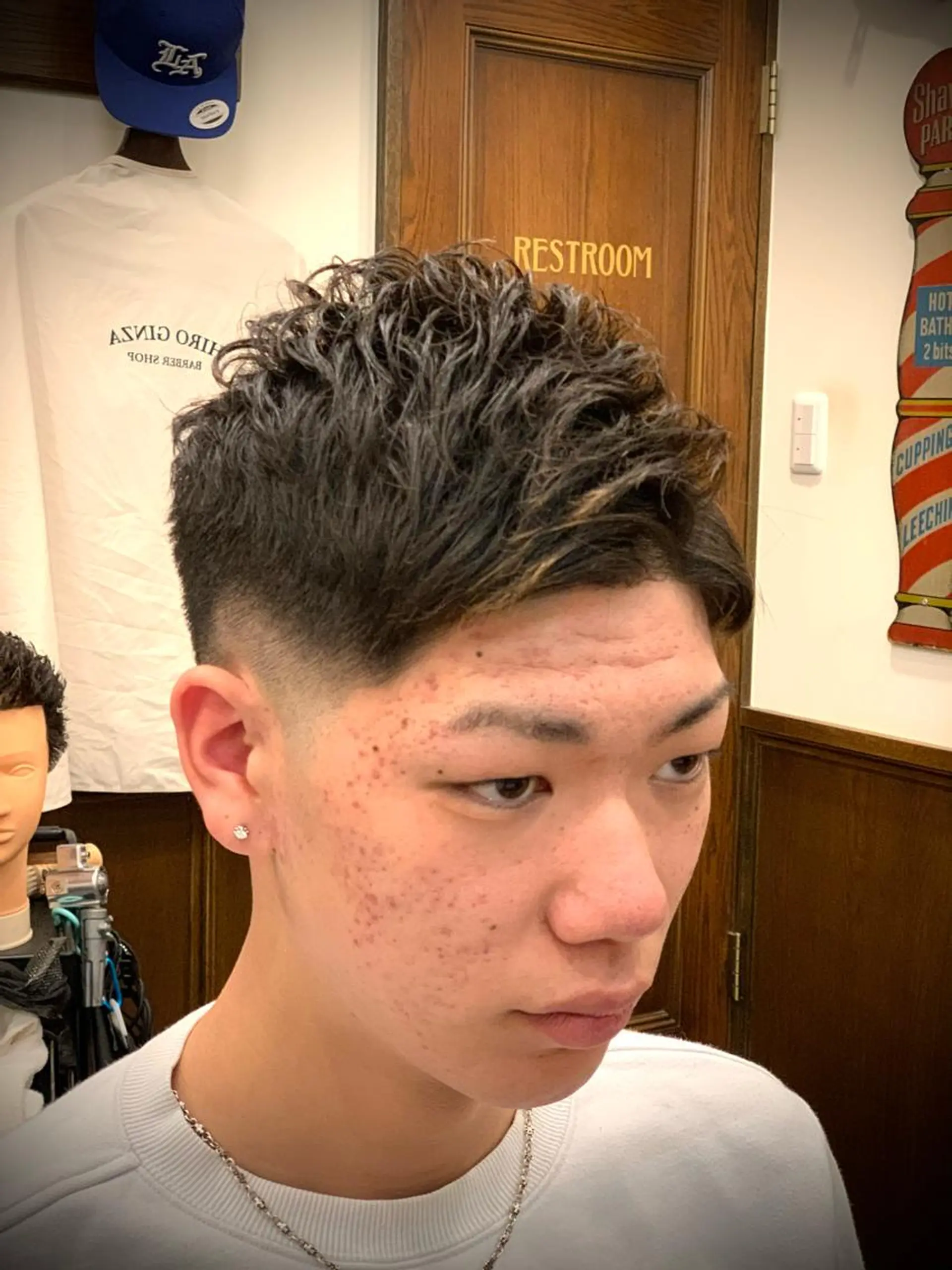 ショート HIRO銀座　バーバーショップ丸の内所属・ヒロ銀座 林のヘアスタイル