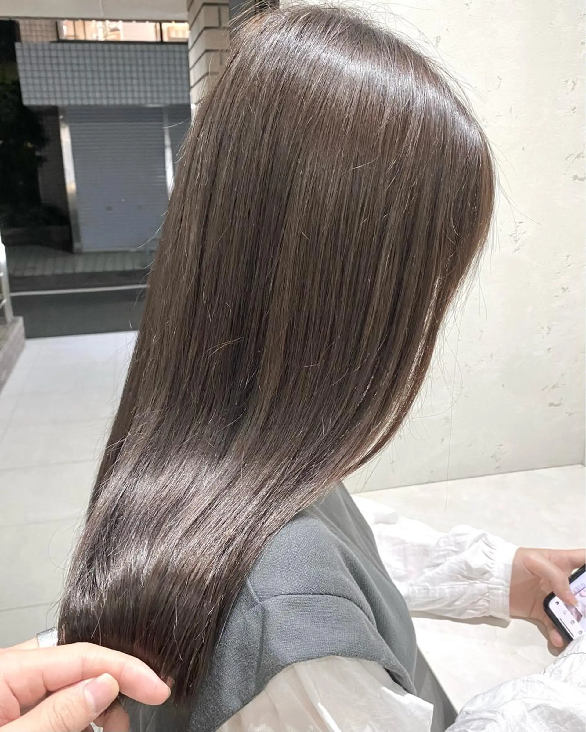 ロング ハイライト nex the salon coall所属・【美髪矯正特化】 ズケヤマのヘアスタイル