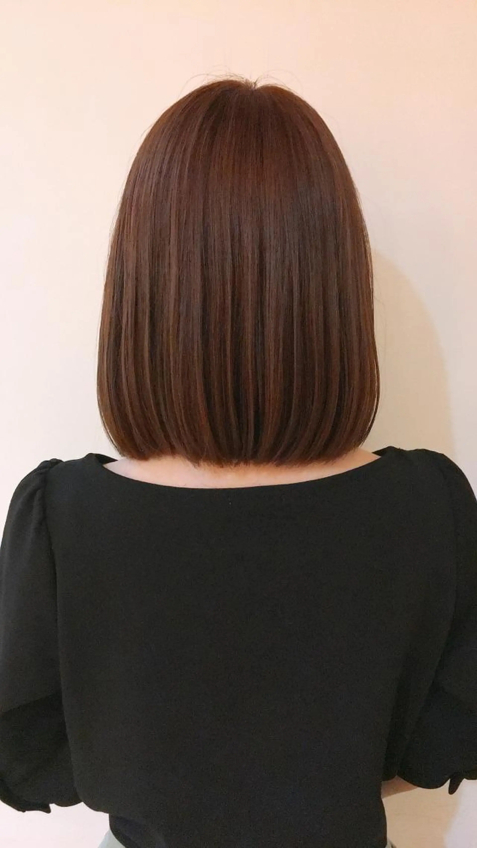 ミディアム ボブ 大石 祐那のヘアスタイル