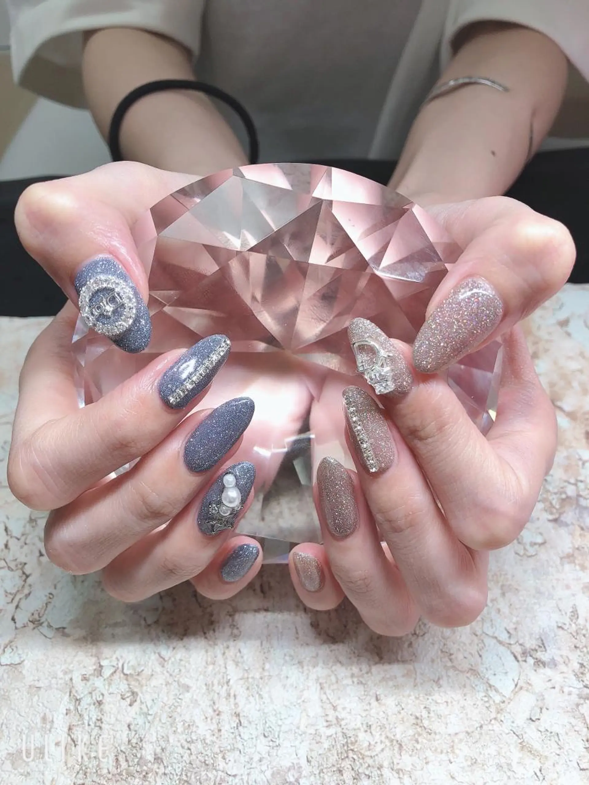 ネイル アートネイル フレンチネイル ジェルネイル グラデーション 韓国ネイル Nail room Bimano所属・Bimano seica♡+°のネイルデザイン
