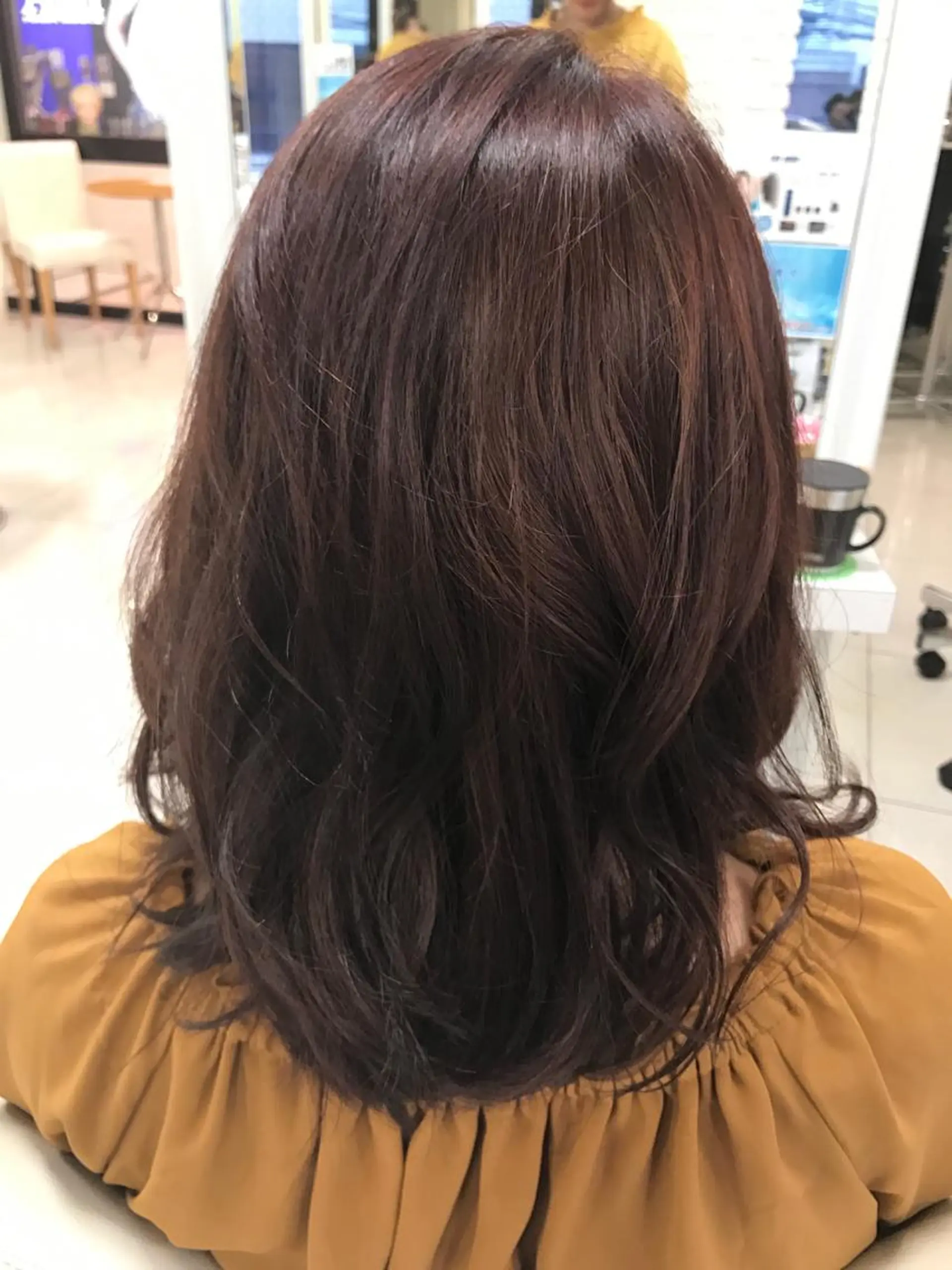 ミディアム カラー 【暖色カラー特化】 中山由梨のヘアスタイル