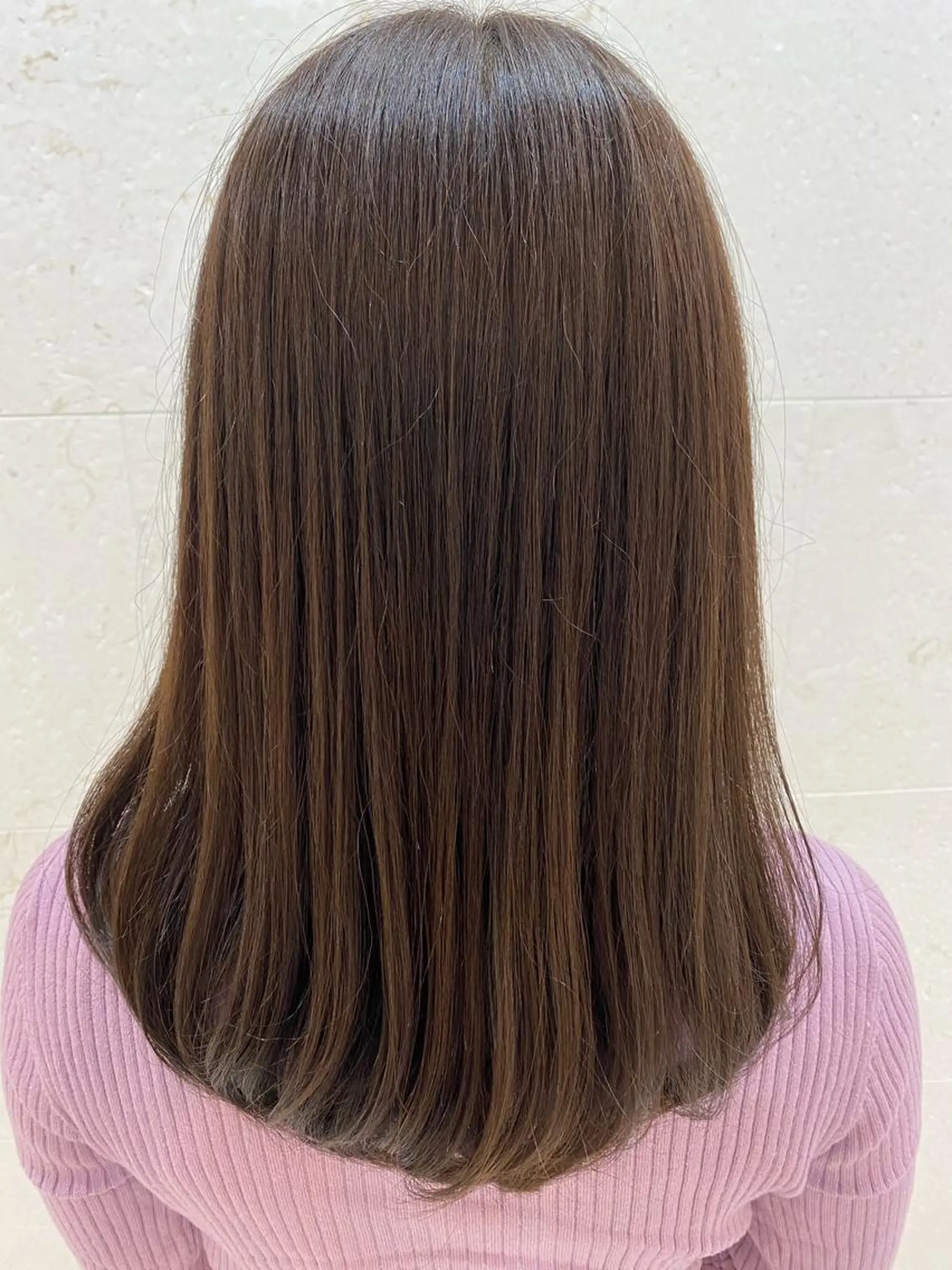 ミディアム カラー カット ヘアカラー トリートメント shanti 渡辺新也✂️のヘアスタイル