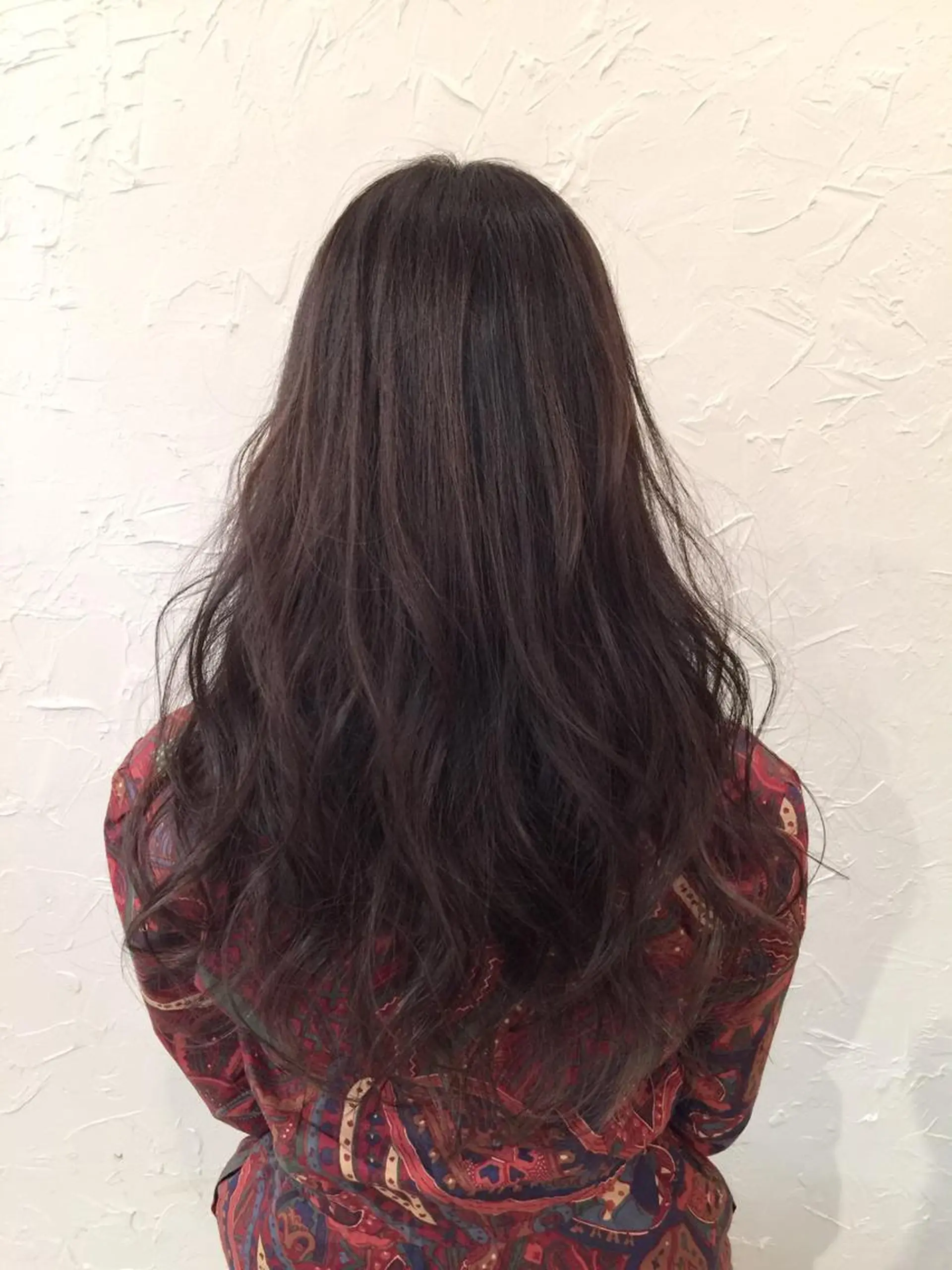 ロング カラー パーマ 👑圧倒的カラー👑 佐々木祐希のヘアスタイル