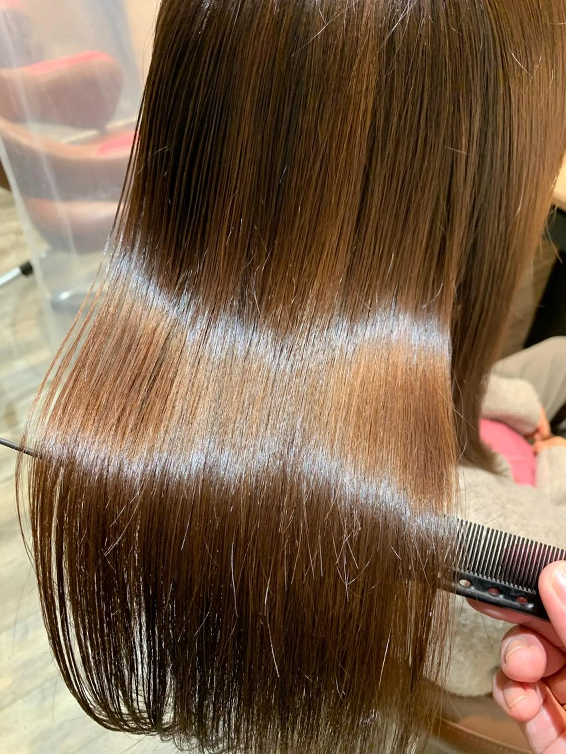 ミディアム カラー カット ヘアカラー トリートメント 縮毛矯正/髪質改善/ 石橋代智のヘアスタイル