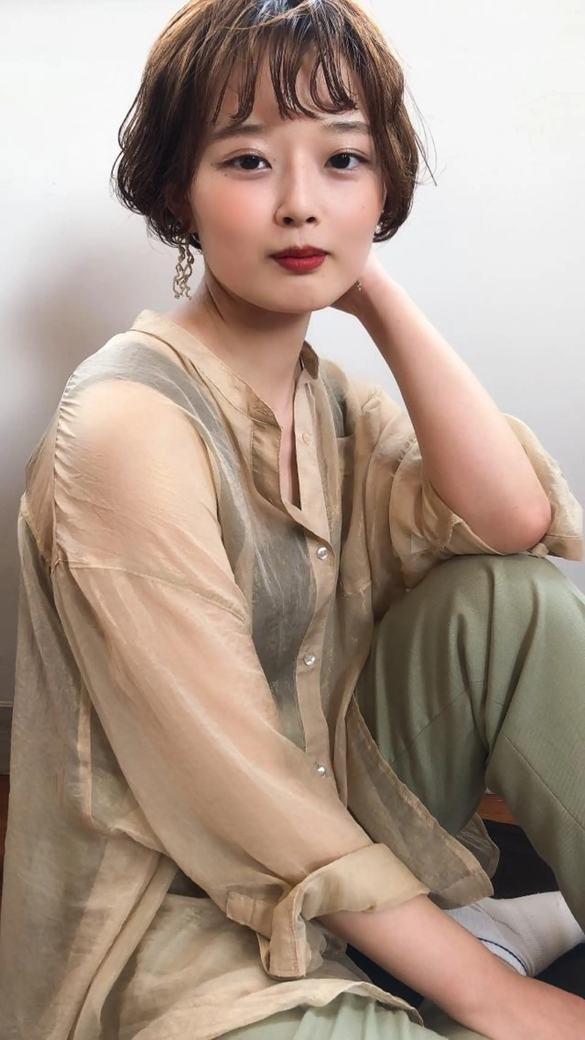 ショート ショートボブ ボブ ショートヘア レイヤーカット🎀 kanaのヘアスタイル