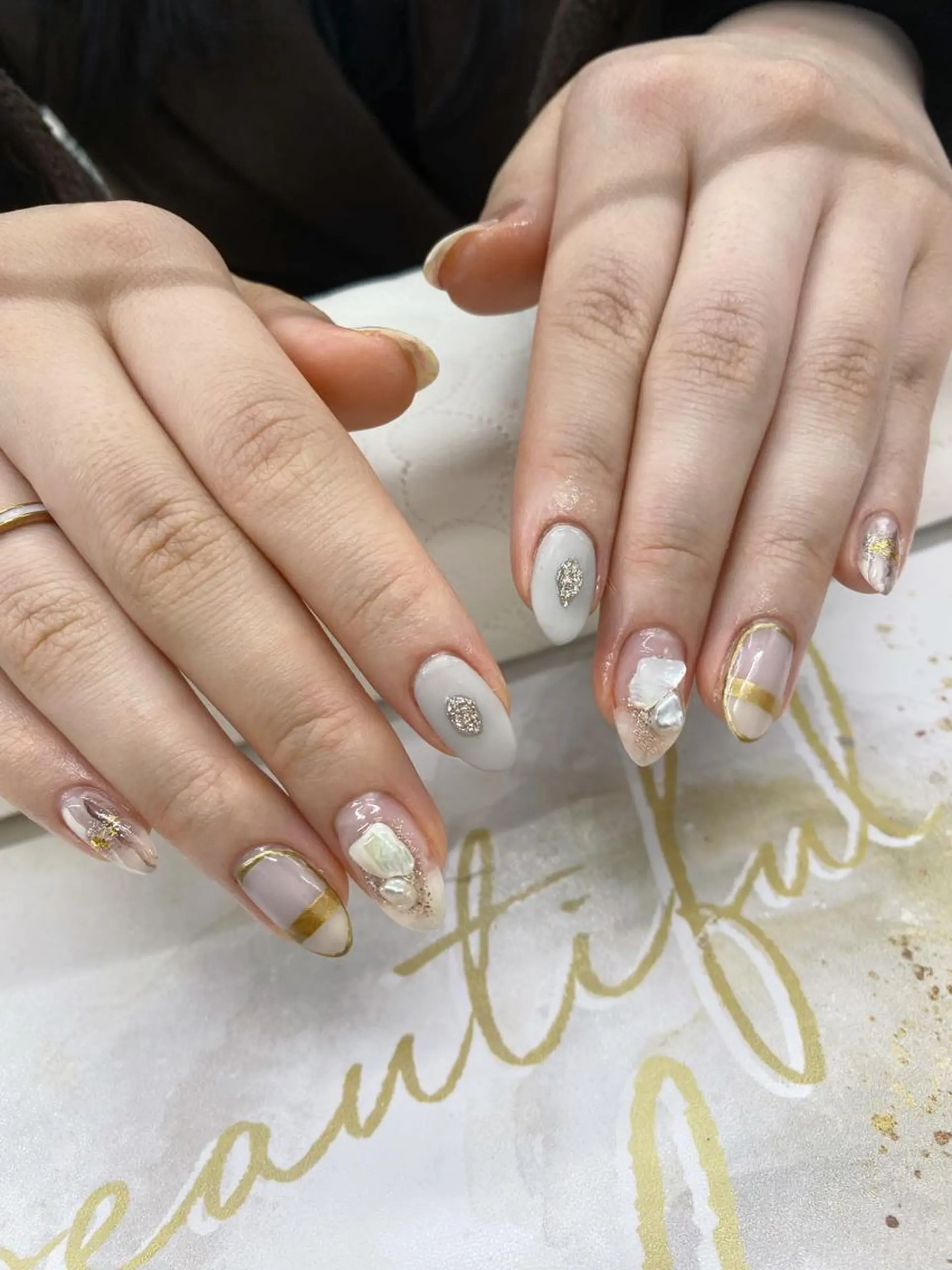 ネイル ニュアンスネイル Y nailのネイルデザイン