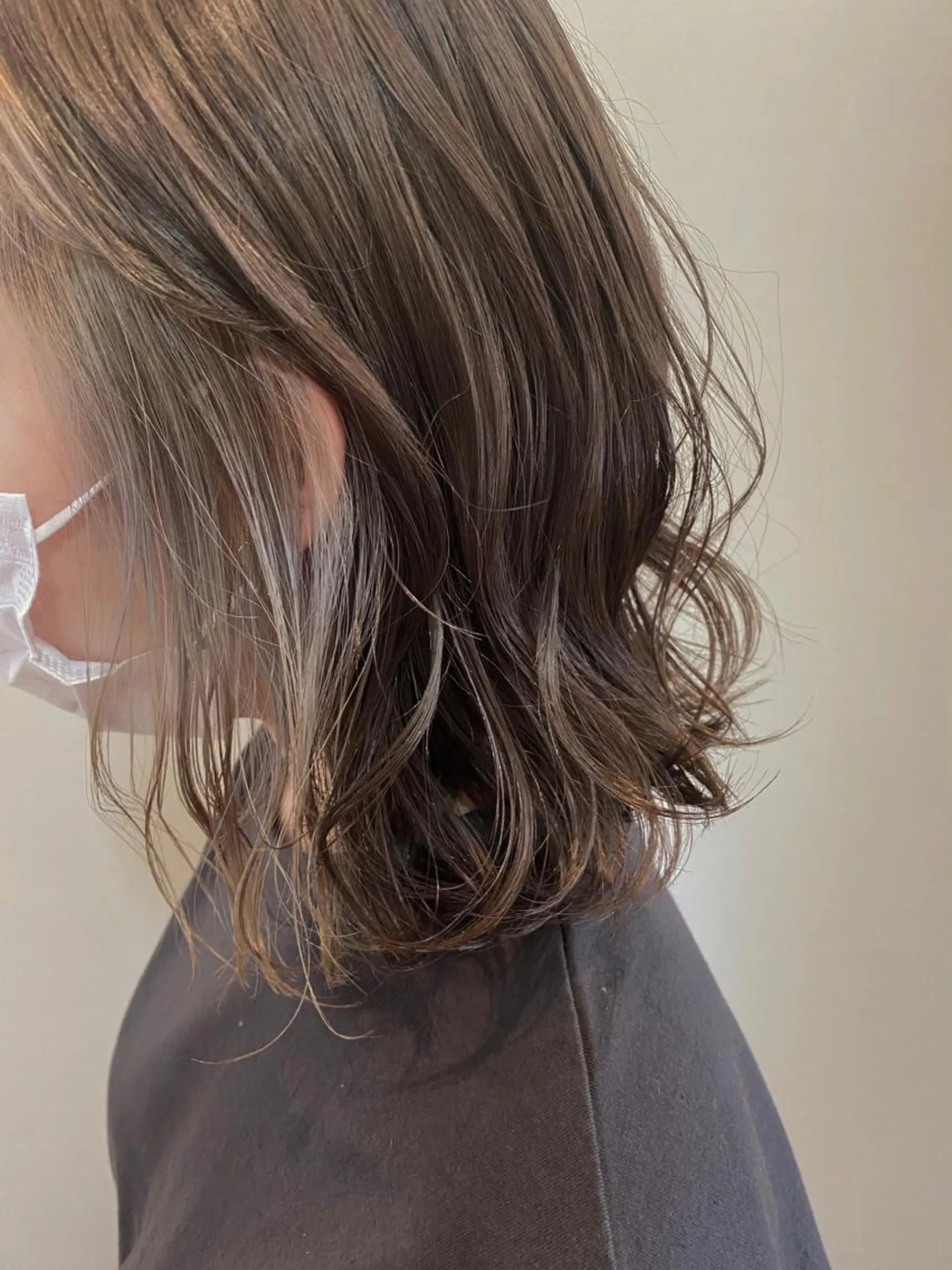 ミディアム カラー カット ヘアカラー トリートメント ✴︎ヒラガカナ✴︎ ECLAT HAIRのヘアスタイル