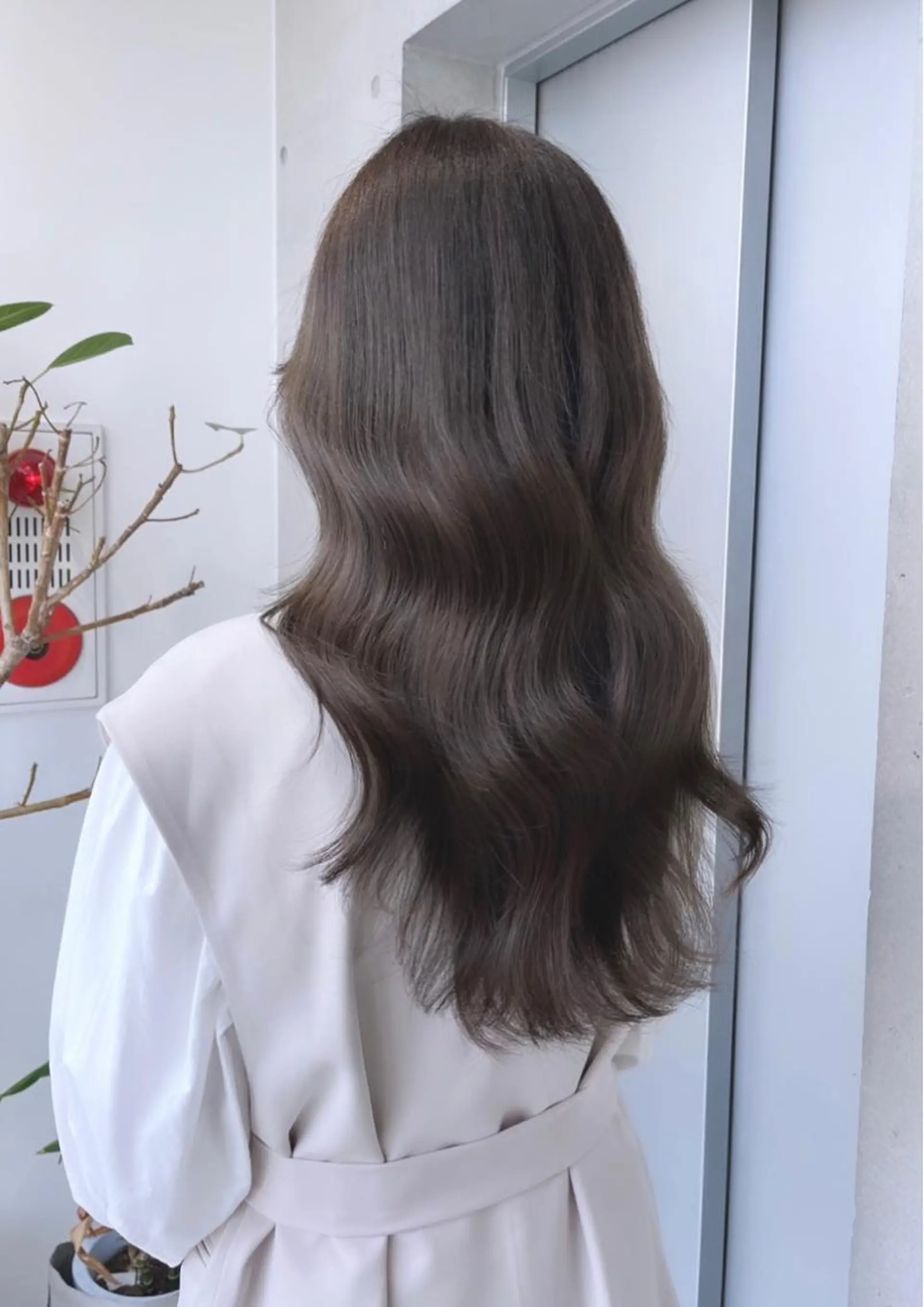 ロング カット ヘアカラー トリートメント 🌫️大人韓国ヘア 🌫️naoyaのヘアスタイル