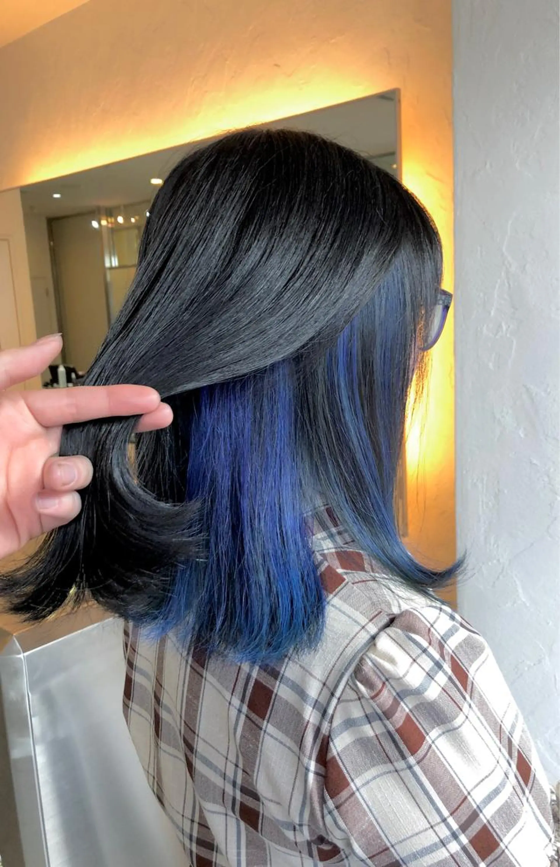 セミロング キノシタ ナオユキのヘアスタイル