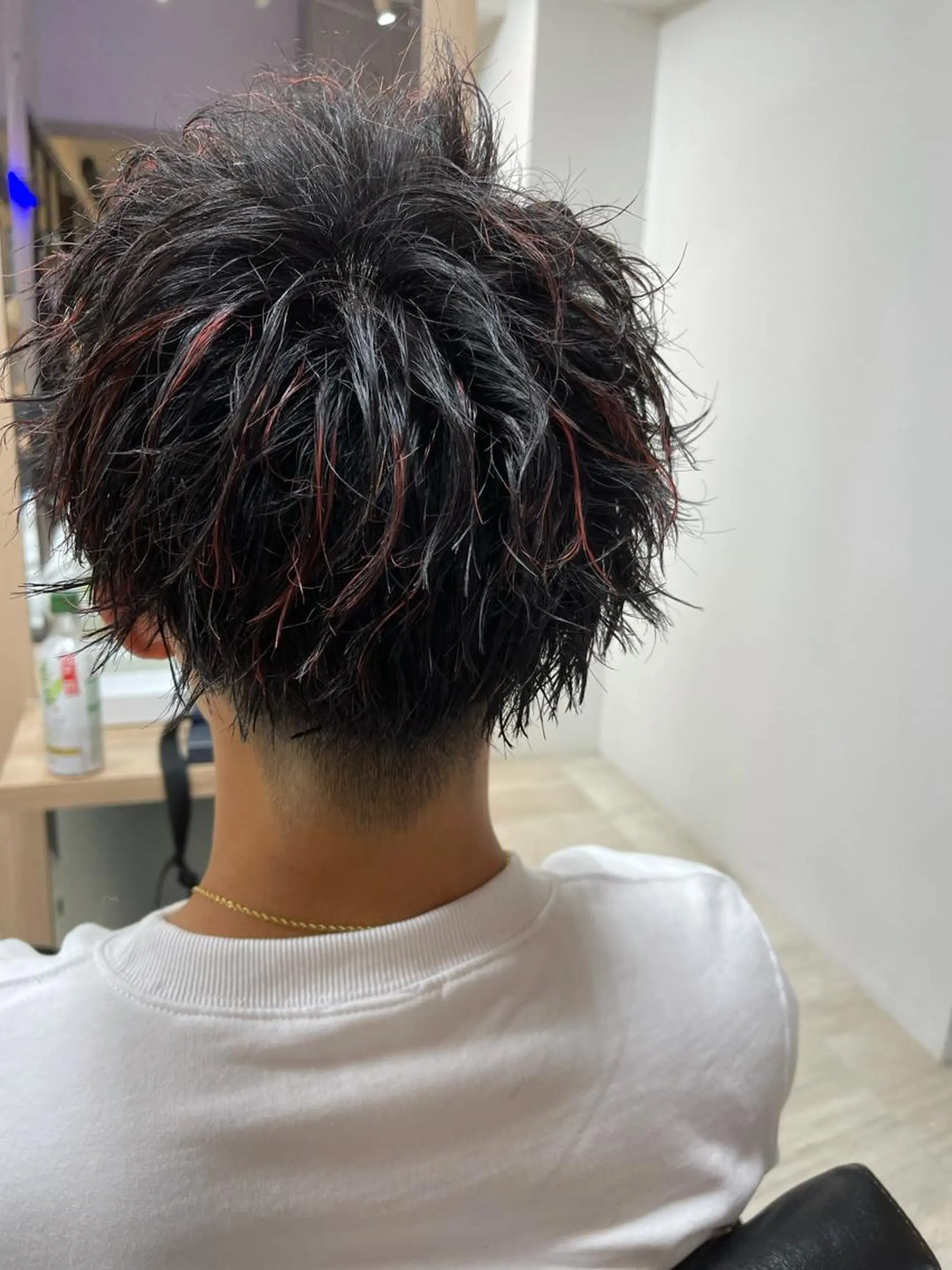 ショート パーマ メンズ メンズメッシュ メンズパーマ ツイストスパイラルパーマ スパイラルパーマ 🫧似合わせカット 立川TOSHIKIのヘアスタイル